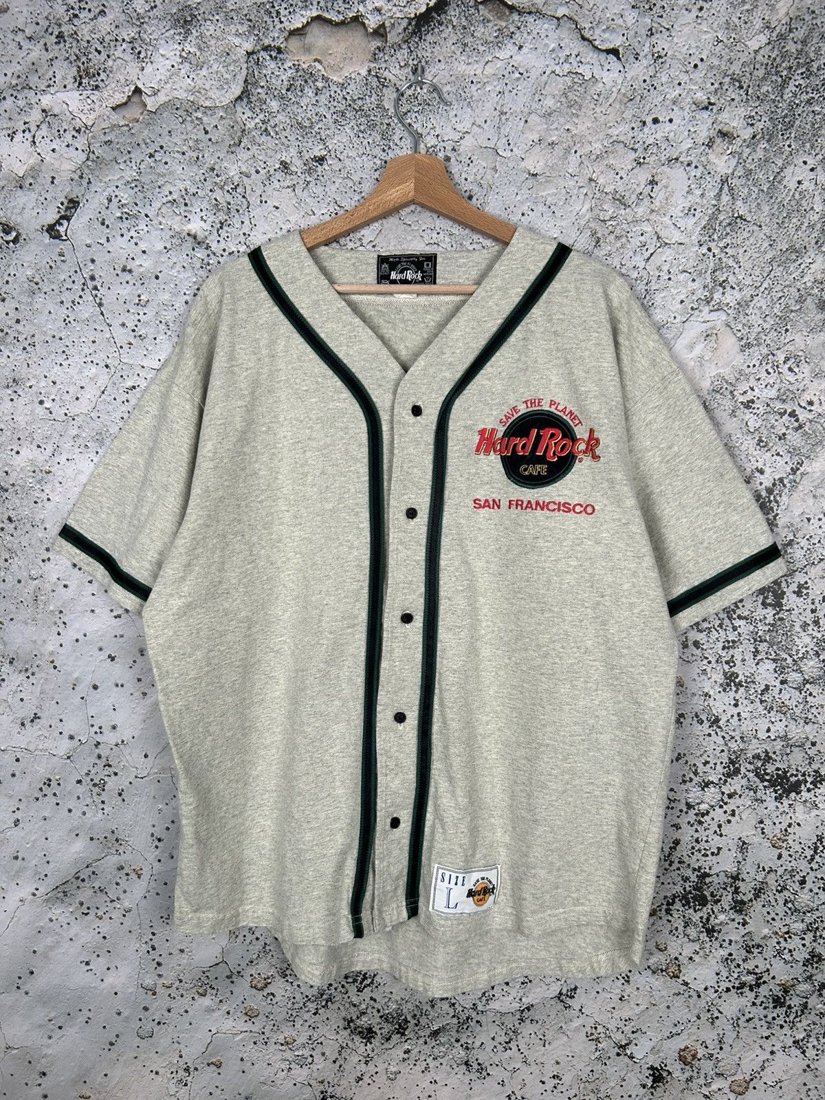 Hard Rock Cafe Vintage Hard Rock Cafe San Francisco MLB 90s Jersey Rare Size US L / EU 52-54 / 3 - 1 Thumbnail