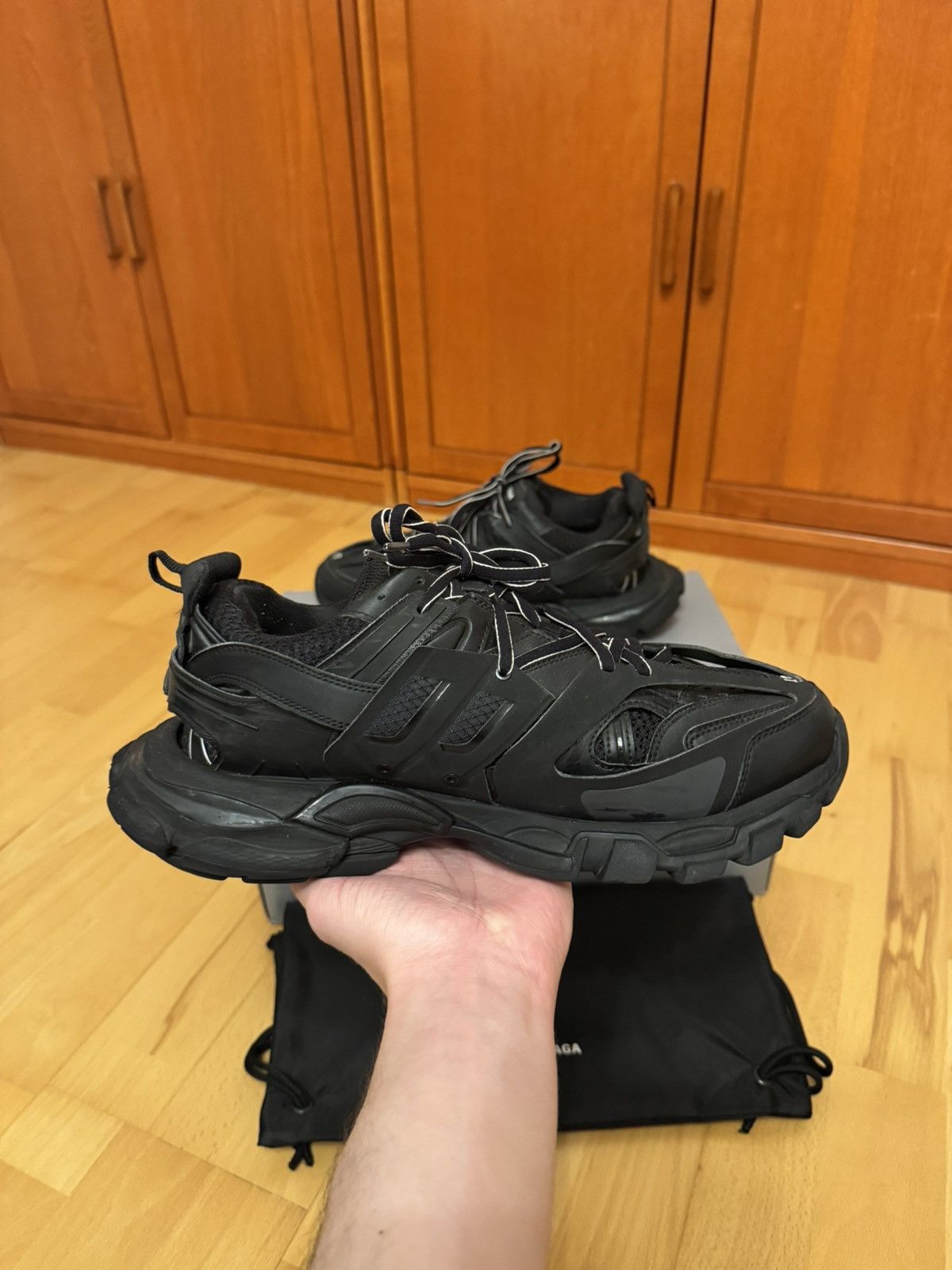 Balenciaga Balenciaga Track Triple Black Size US 10 / EU 43 - 4 Thumbnail