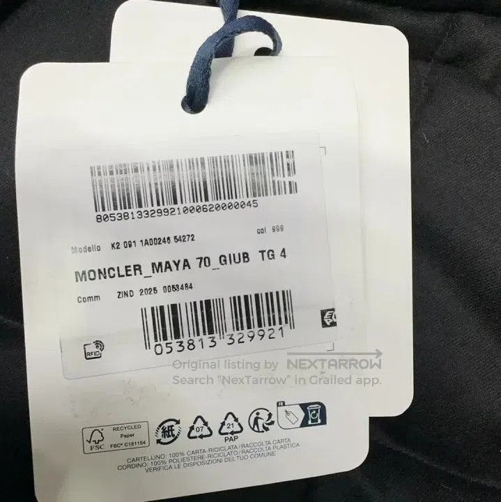 Moncler Moncler Maya Series Short Down Jacket with Hood. Size US M / EU 48-50 / 2 - 3 Thumbnail