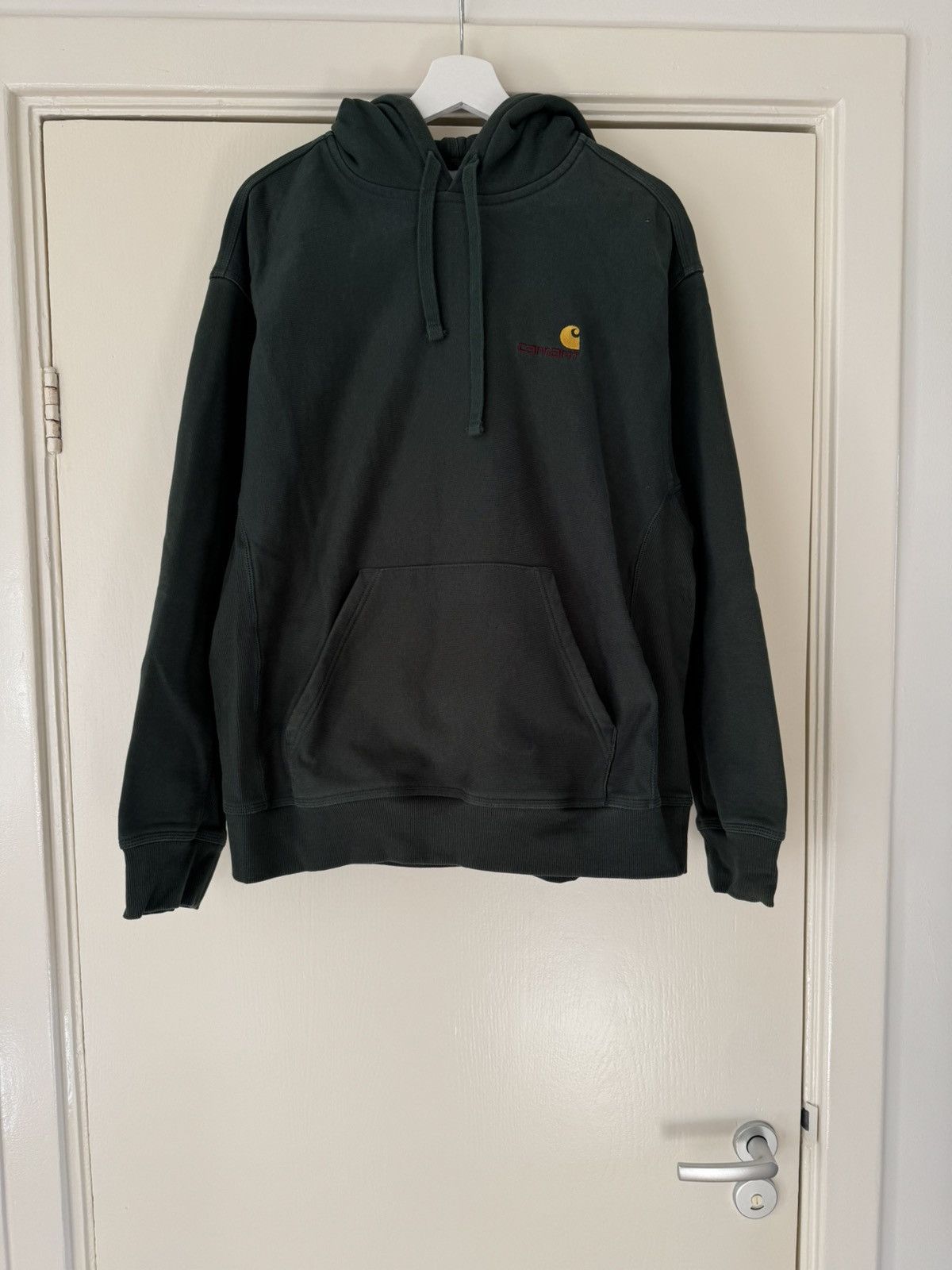 Carhartt Wip Carhartt Wip American Script Hoodie Forest Green Size US L / EU 52-54 / 3 - 1 Thumbnail