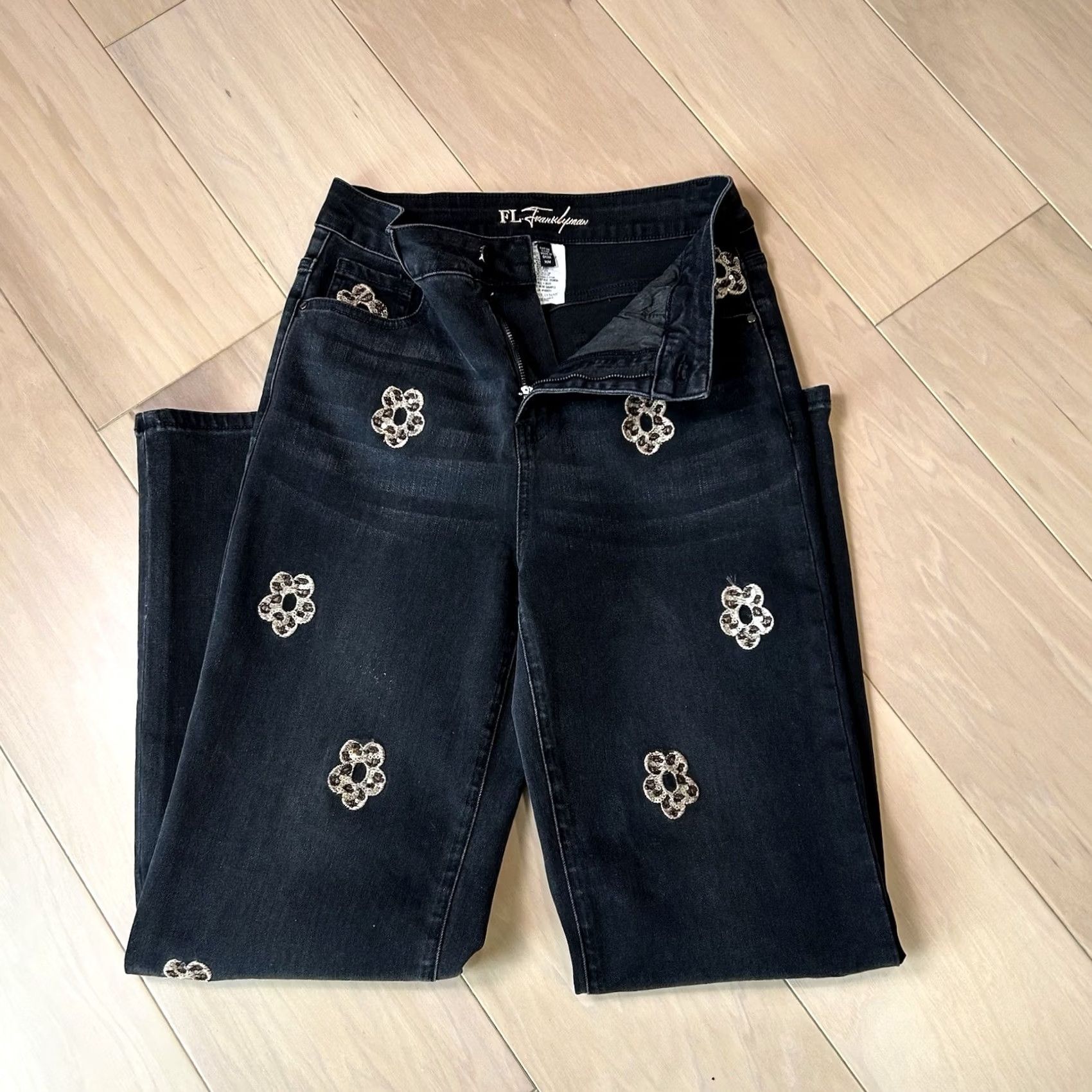 Denime VINTAGE? No. Frank Lyman Montreal Jeans Women’s Medium Rock? (No) Size 27" / US 4 / IT 40 - 4 Thumbnail