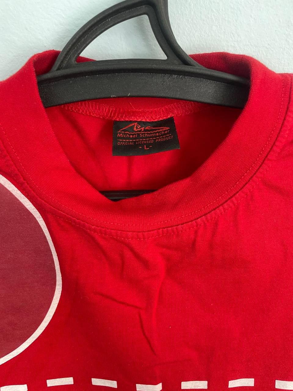 Ferrari × Formula 1 Michael Schumacher full print vintage tee Size US L / EU 52-54 / 3 - 5 Thumbnail