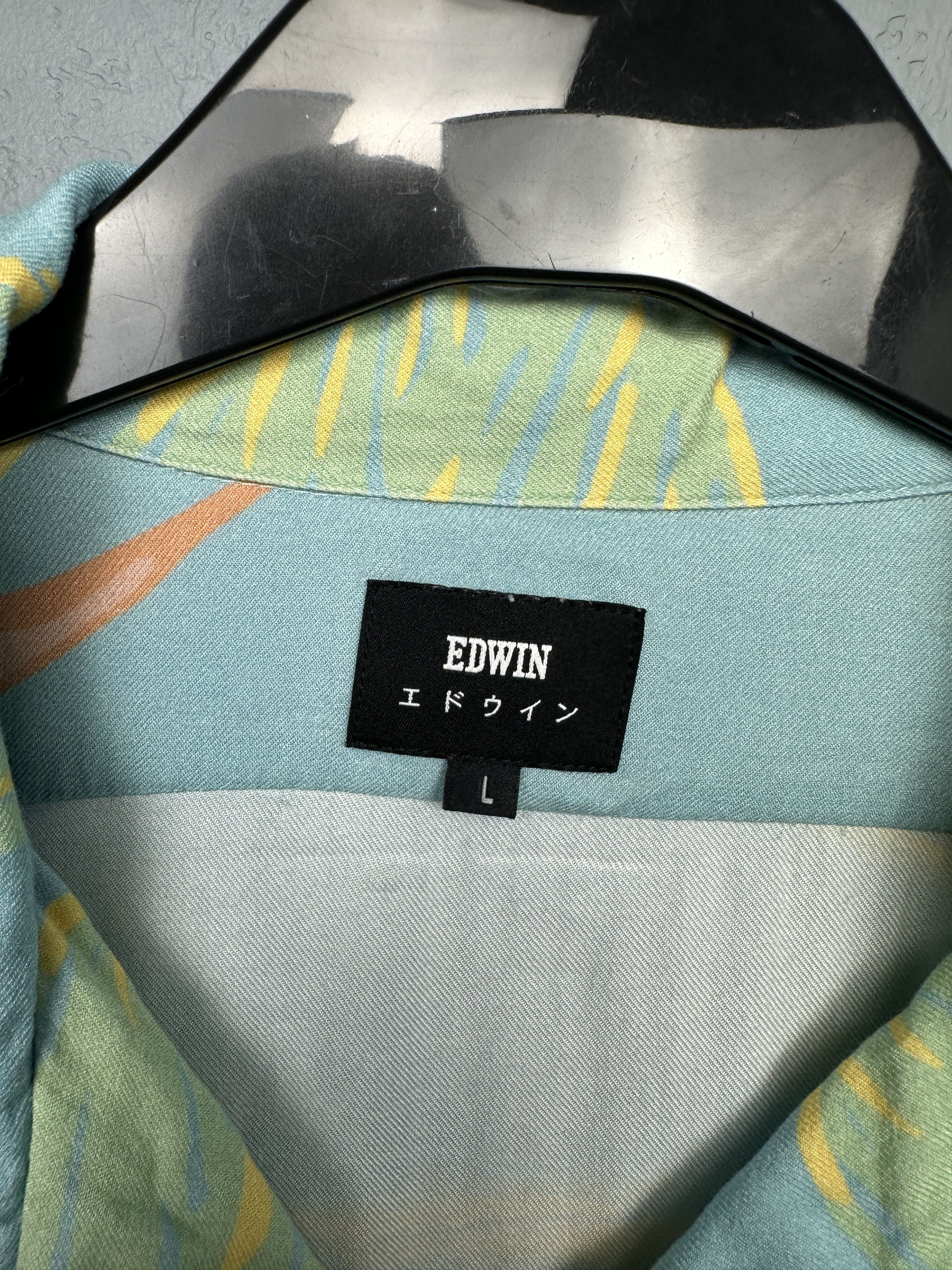 Edwin Edwin Mens Resort Hawaiian Shirt Size US L / EU 52-54 / 3 - 3 Thumbnail
