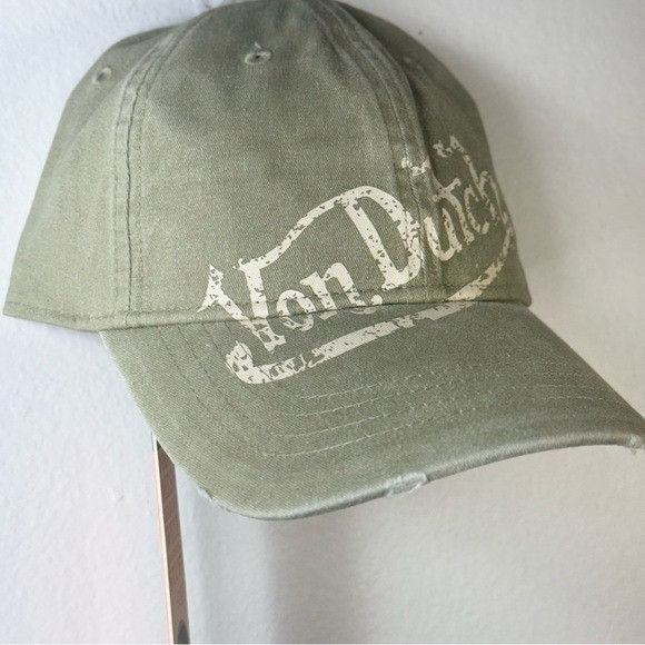 Designer × Von Dutch NWT VON DUTCH SAGE DISTRESSED DAD HAT Size ONE SIZE - 3 Thumbnail