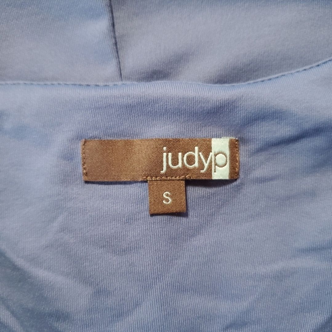Other JudyP Size S/M NEW Blue Sheath Bodycon Midi Dress V-Neck Size S / US 4 / IT 40 - 8 Thumbnail