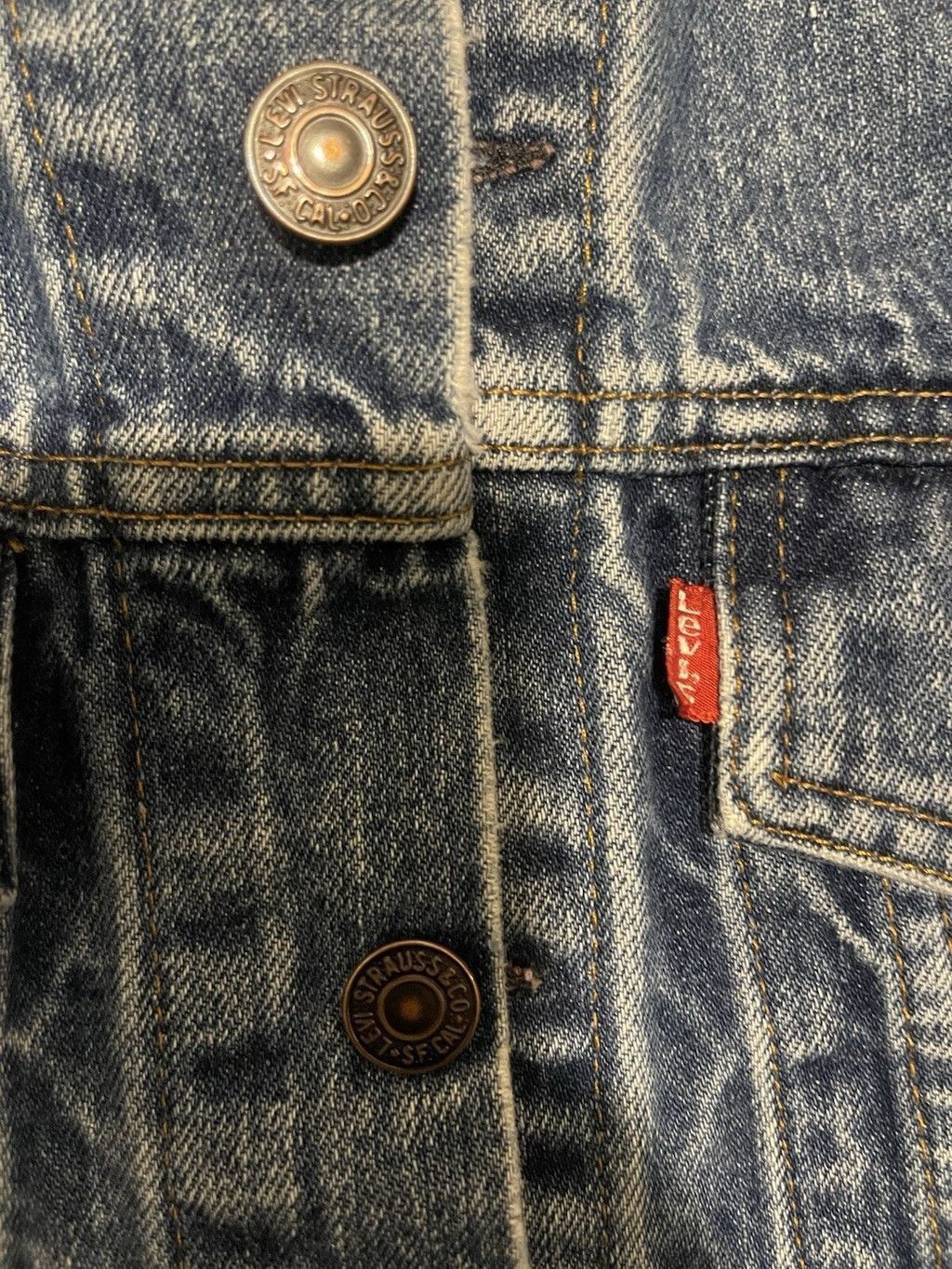 Levi's Levi’s vtg Denim Jacket (fits A Women’s Small) Size S / US 4 / IT 40 - 4 Thumbnail