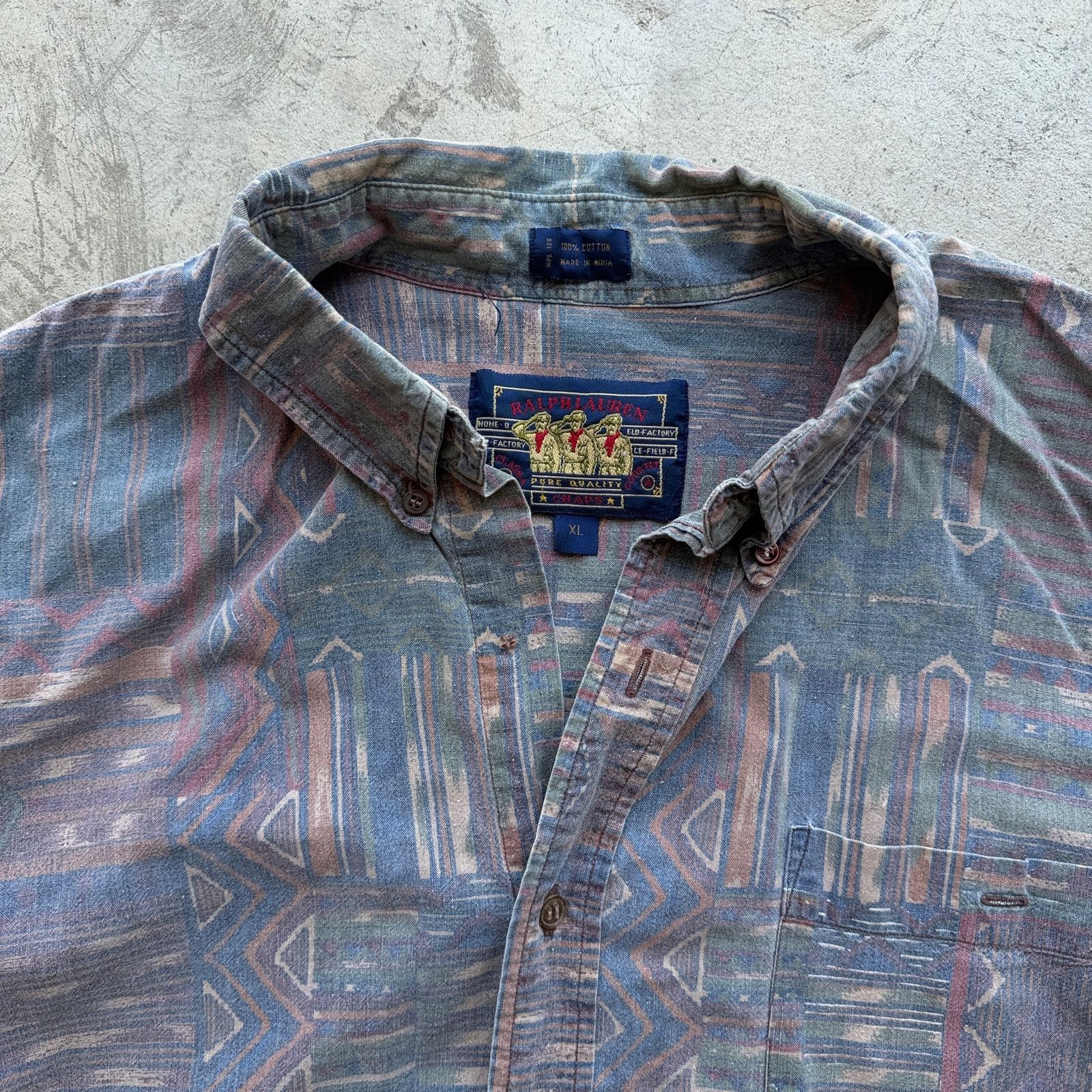 Polo Ralph Lauren Ralph Lauren Chaps Multi-Stripe Button Down Shirt Size US XL / EU 56 / 4 - 2 Thumbnail