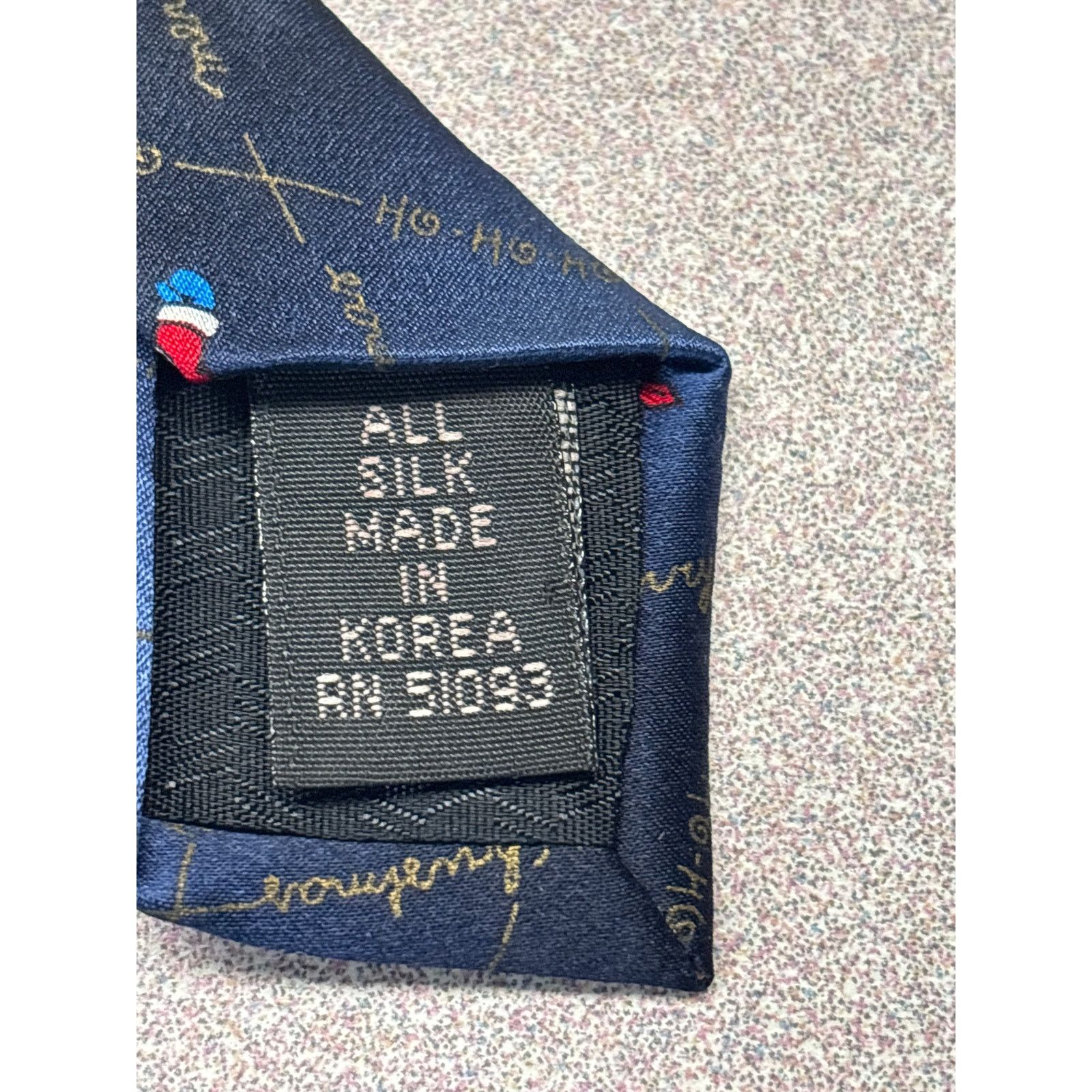 Other Hallmark Holiday Traditions Dark Blue Christmas Silk Tie Size ONE SIZE - 6 Thumbnail