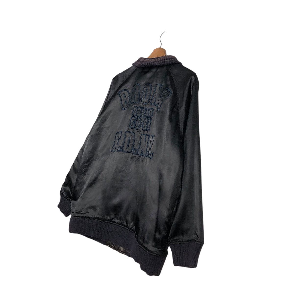 Japanese Brand × Vintage 📌Vintage Bomber Jacket New York Fire Department Big Logo Size US M / EU 48-50 / 2 - 11 Thumbnail