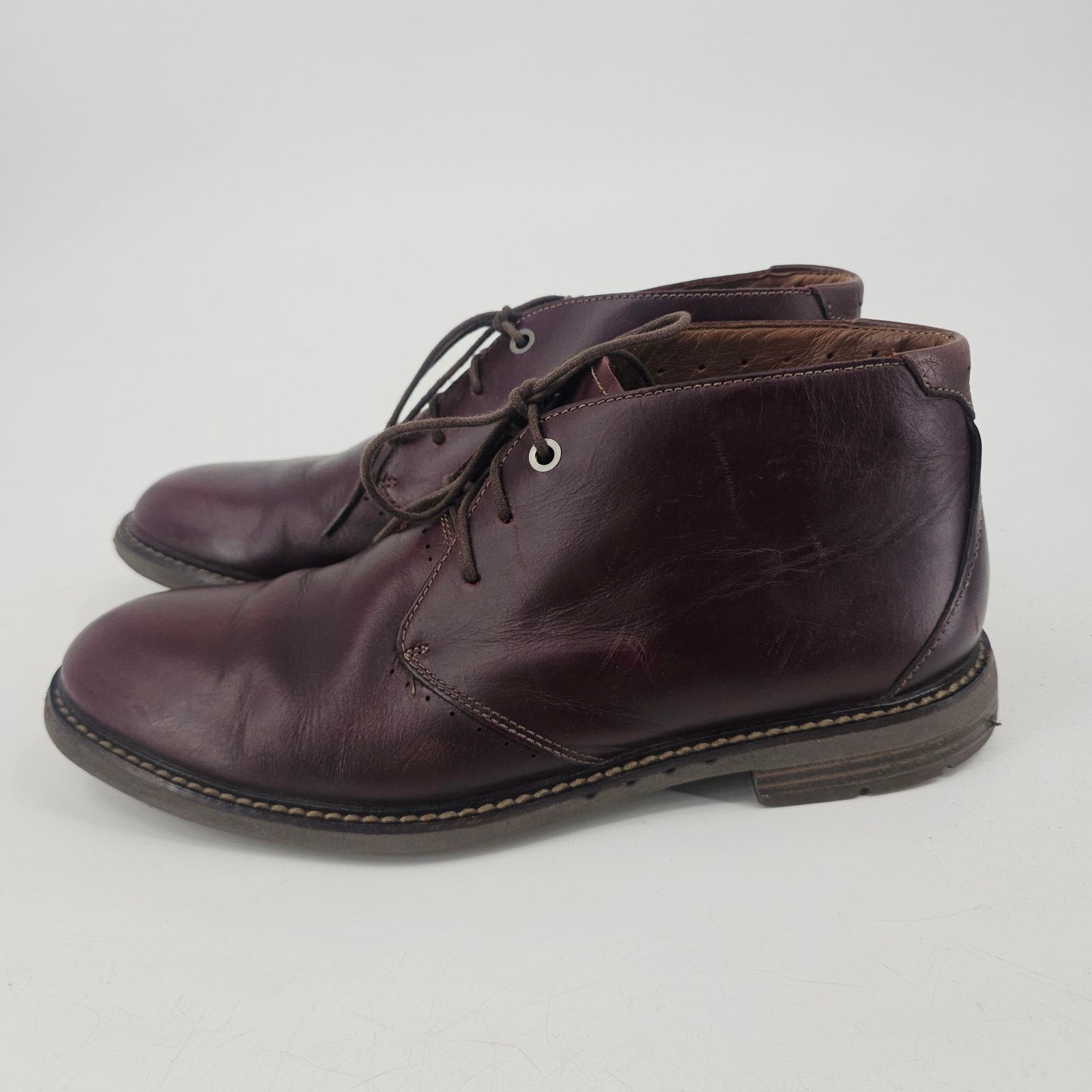 Clarks Clarks Unstructured Unelott Mid ankle leather chukka boot 9 Size US 9 / EU 42 - 3 Thumbnail