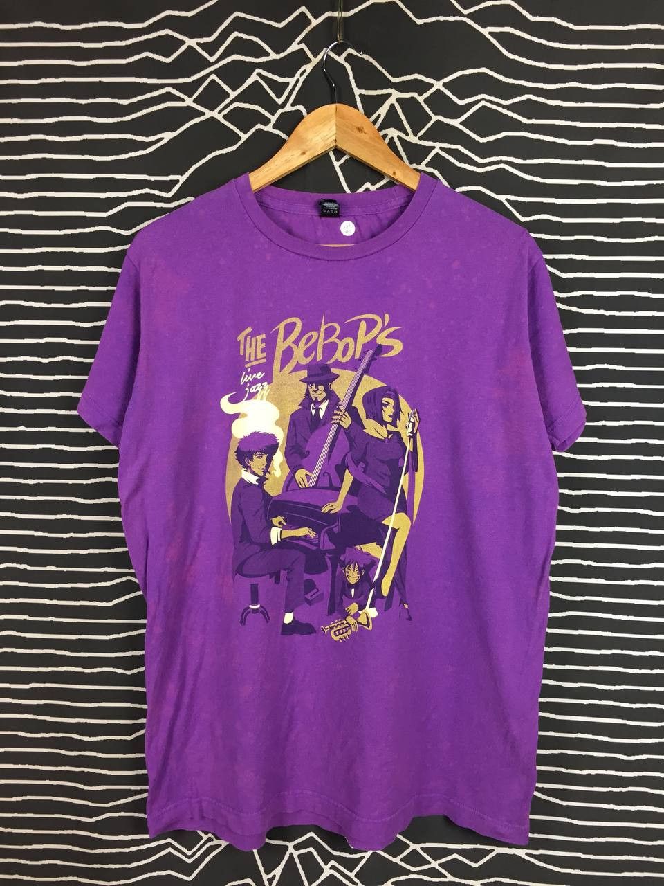 Anime Cowboy Bepop The Bepop's Live Jazz Anime Manga Tee Size US L / EU 52-54 / 3 - 1 Thumbnail