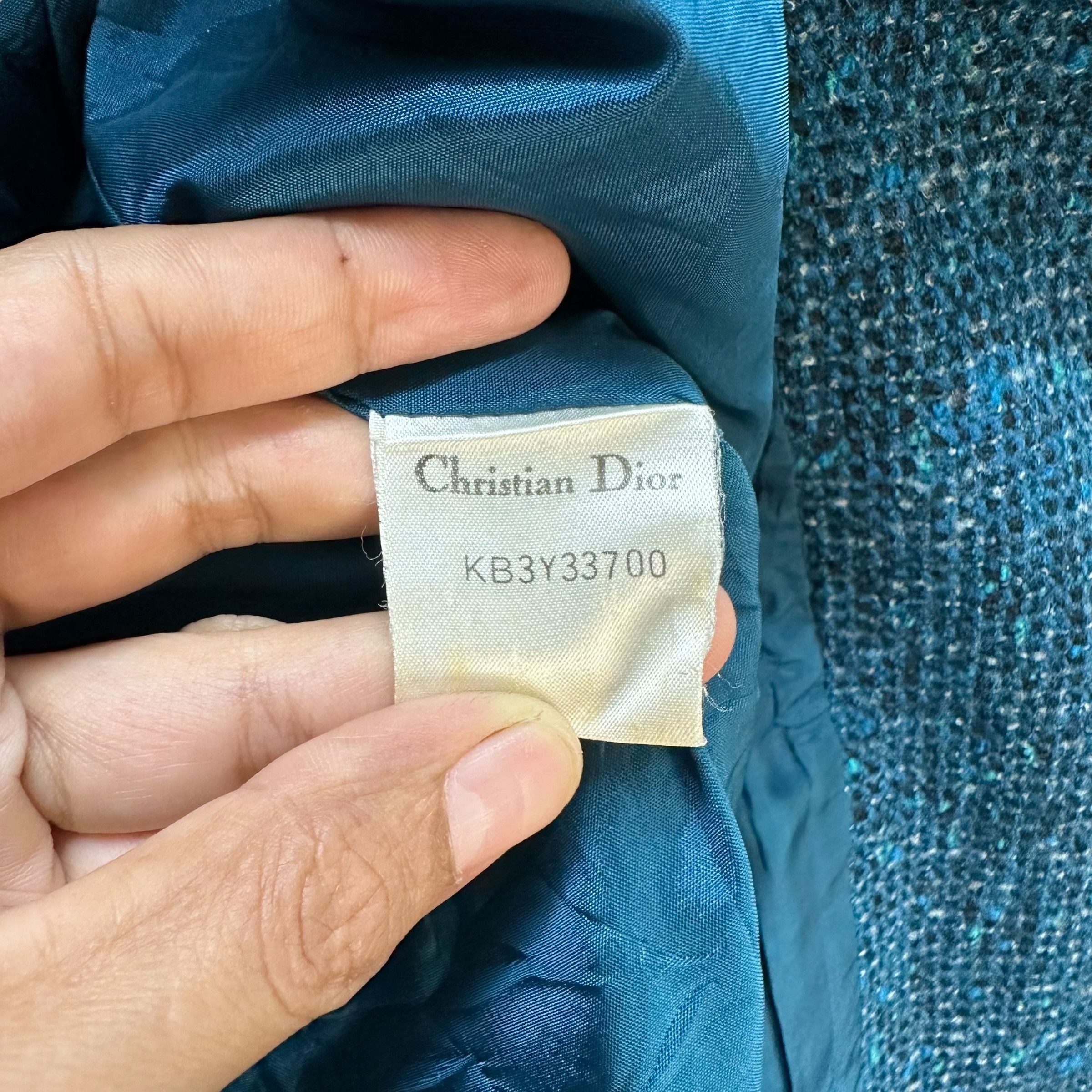 Christian Dior Monsieur Vintage 90's CHRISTIAN DIOR Wool Jacket #A67-1619 Size L / US 10 / IT 46 - 12 Thumbnail