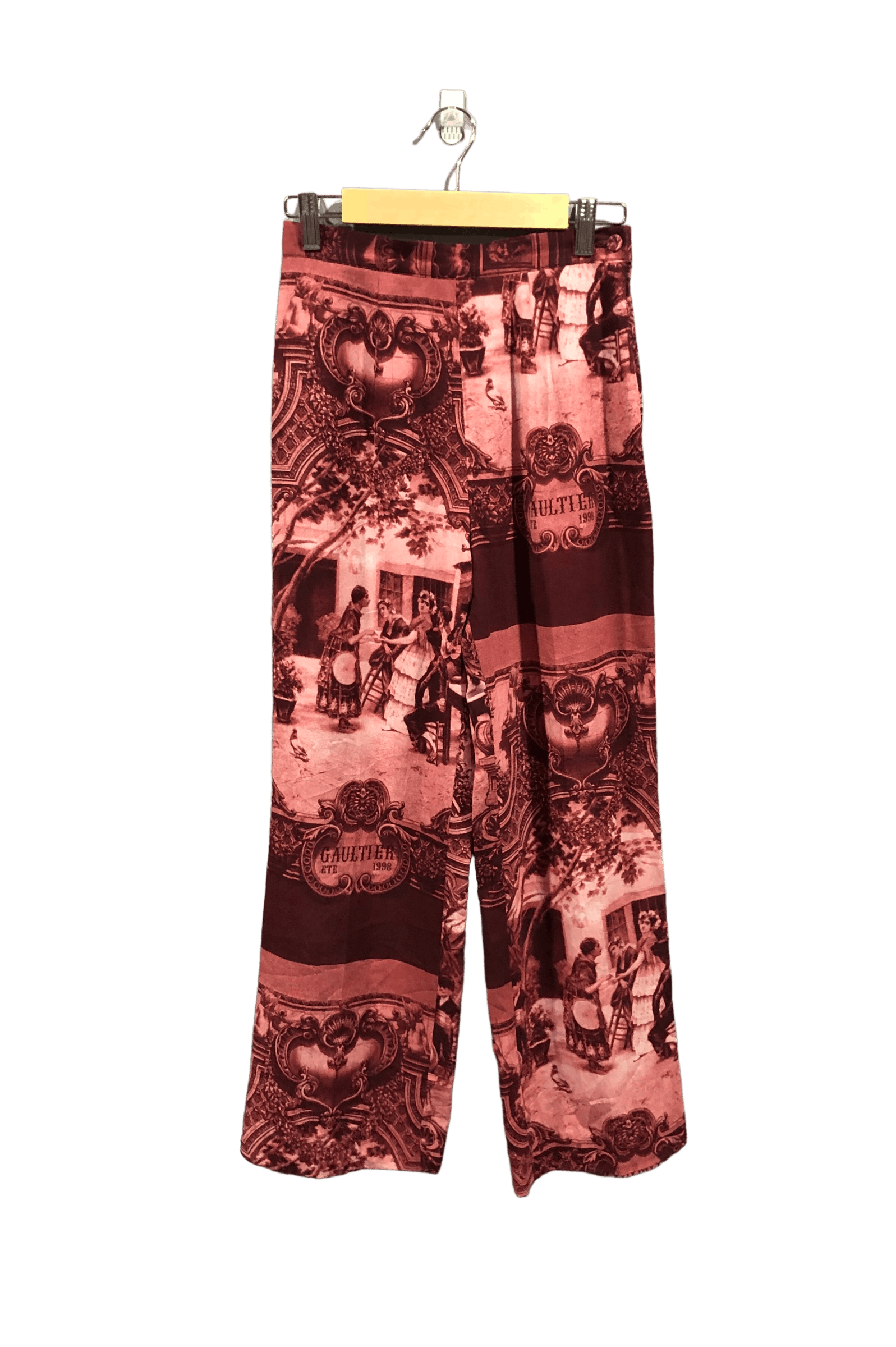 Jean Paul Gaultier Vintage Jean Paul Gaultier SS 1998 Frida Kahlo Printed Pants Size 25" / US 0 / IT 36 - 6 Thumbnail