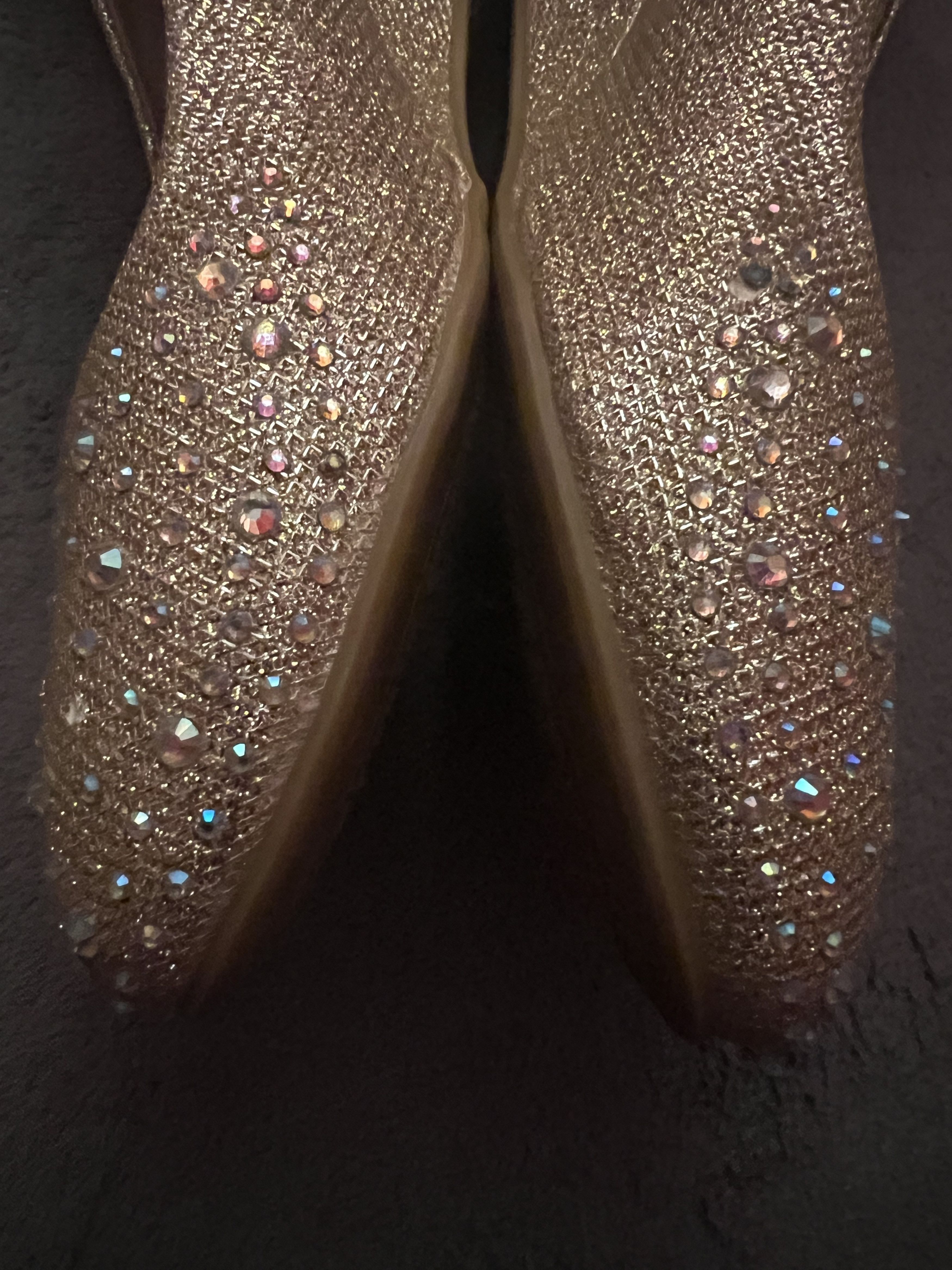 Forever 21 Stunning, gold and crystal wedges Size US 9 / IT 39 - 4 Thumbnail