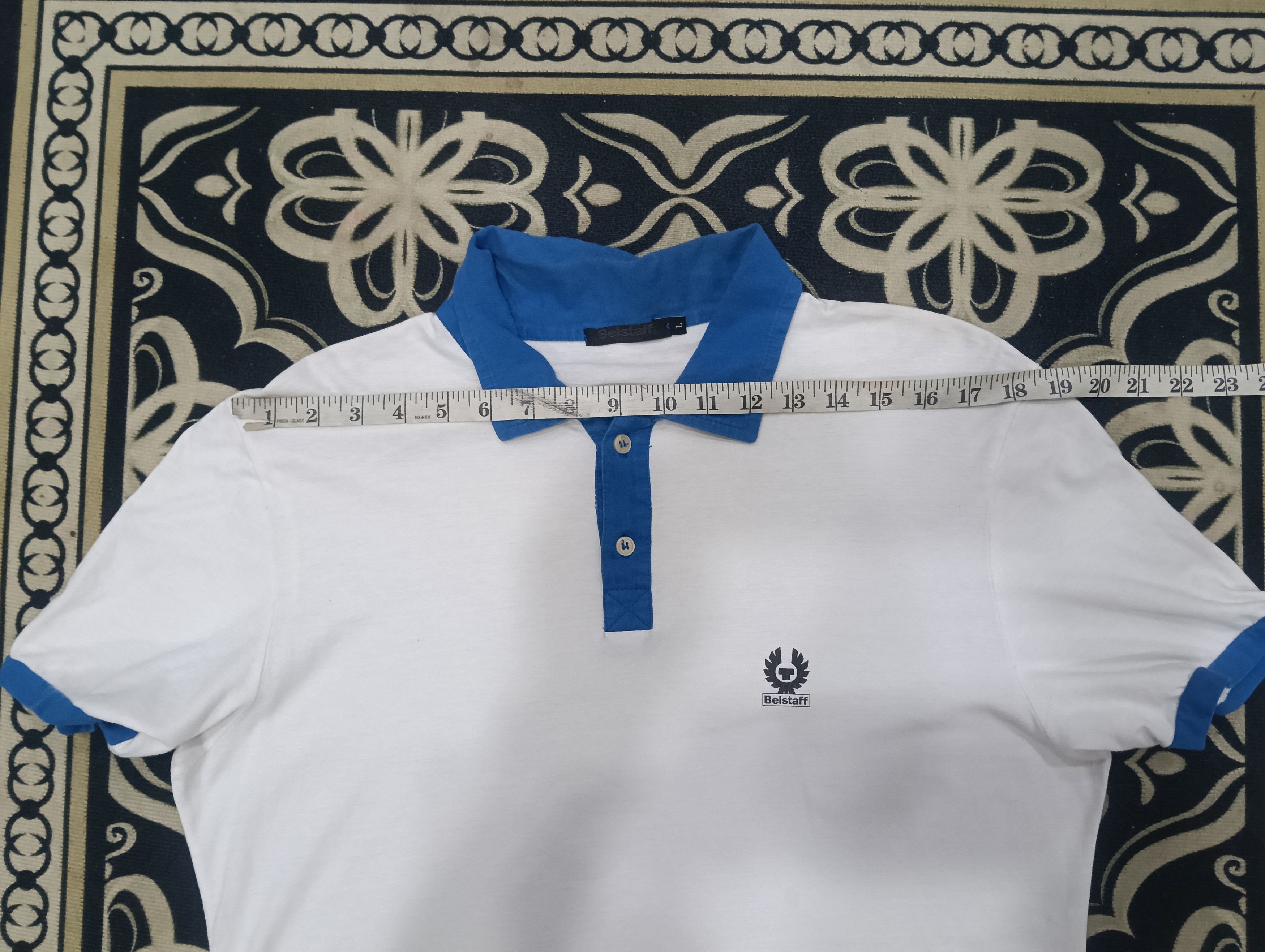 Belstaff × Vintage Vintage Belstaff Polo Tee Rare Size US L / EU 52-54 / 3 - 10 Thumbnail