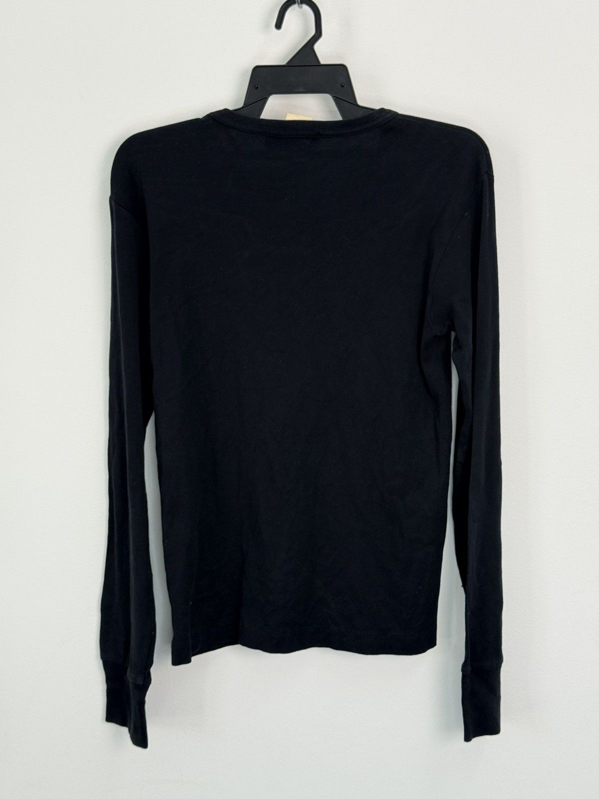 Yohji Yamamoto Yohji Yamamoto Long Sleeve Tee Black Minimalist Avant Garde Size US S / EU 44-46 / 1 - 2 Thumbnail