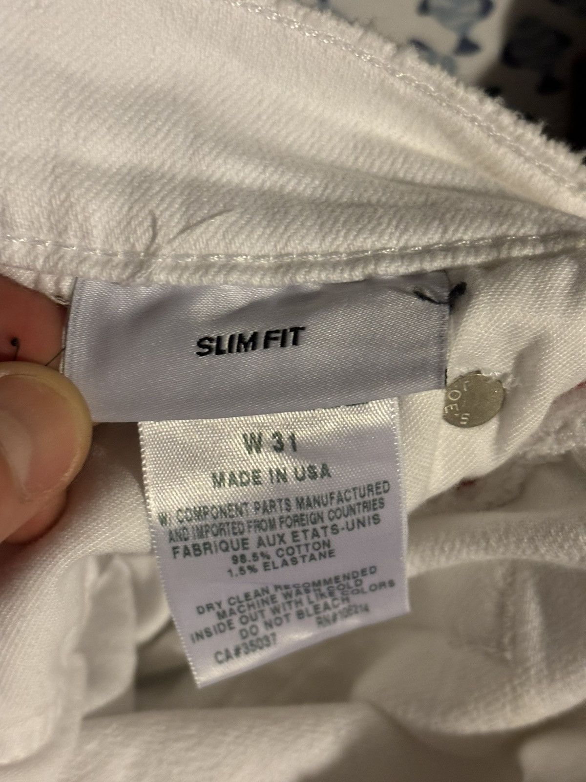 Joe's Joe’s white distressed patches denim jeans size 31 Size US 31 - 10 Thumbnail