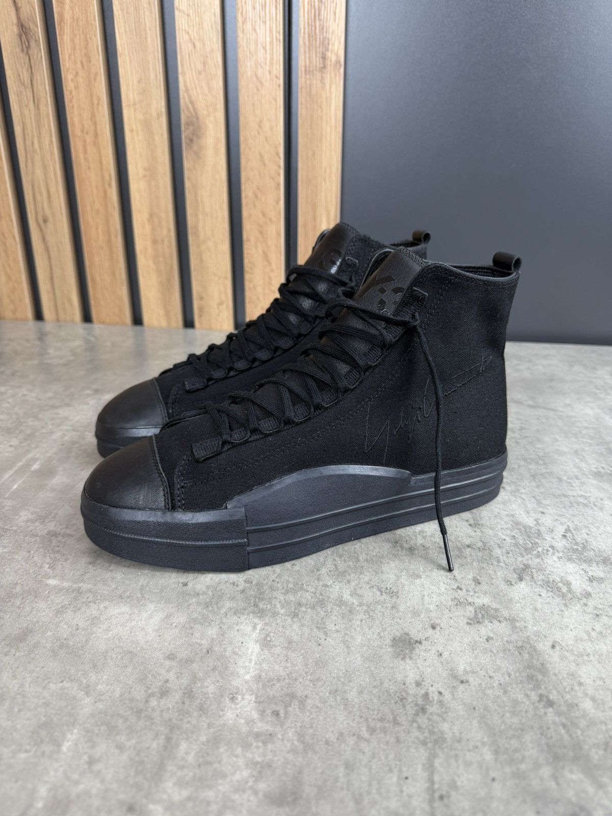 Adidas Adidas Y-3 Yuben Mid Triple Black Sneakers Size US 7.5 Size US 7.5 / EU 40-41 - 1 Thumbnail
