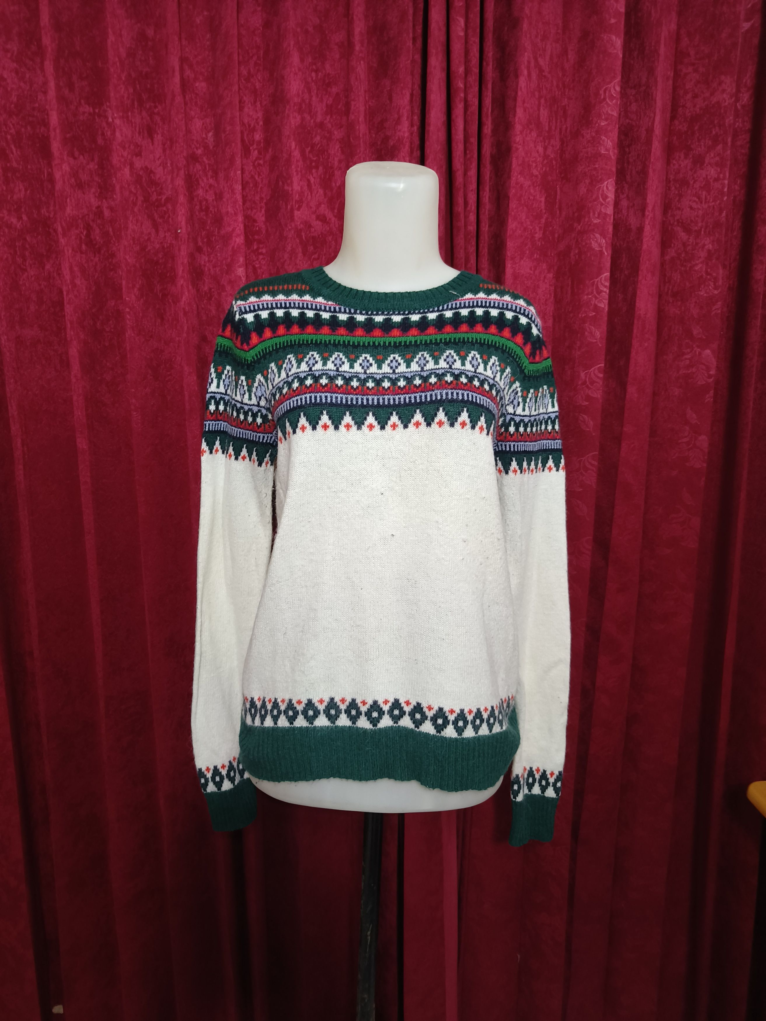 H&M Vintage H&M Ethnic Motifs Pattern Knit Crewneck Sweater Size S / US 4 / IT 40 - 7 Thumbnail