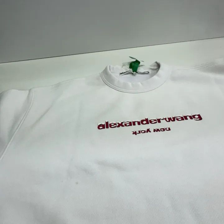 Alexander Wang Alexander Wang SS22 Logo Long Sleeve Sweatshirt - Size M / US 6-8 / IT 42-44 - 8 Thumbnail