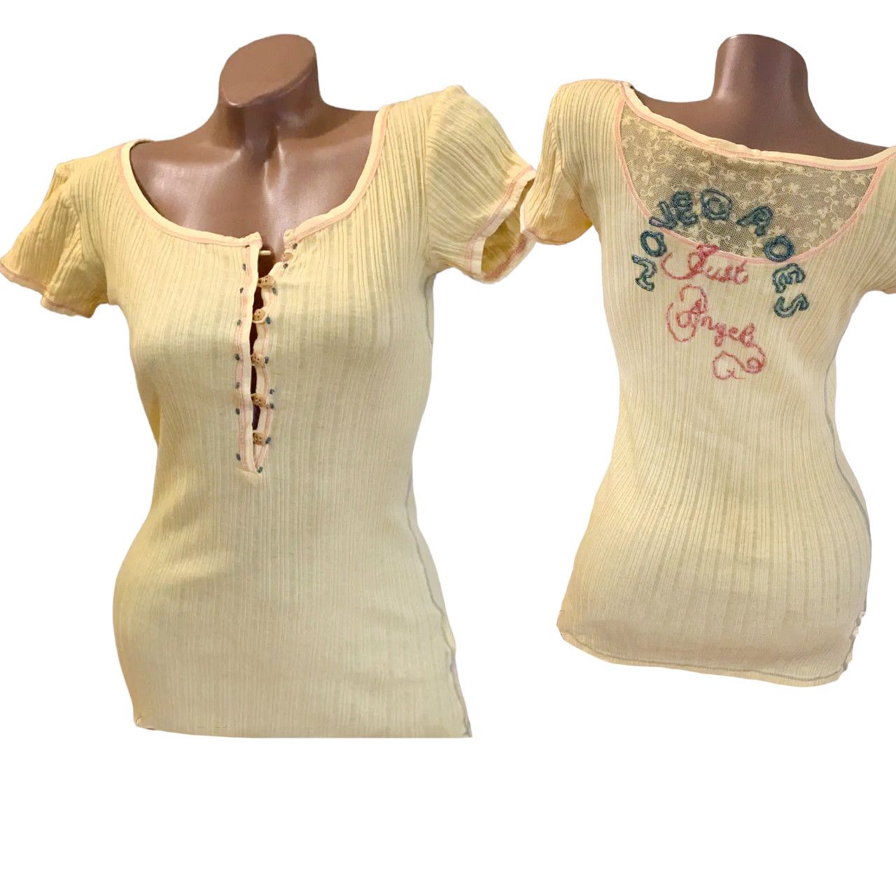 Japanese Brand Buttercup Casual t-shirt button up sz S Size S / US 4 / IT 40 - 1 Preview