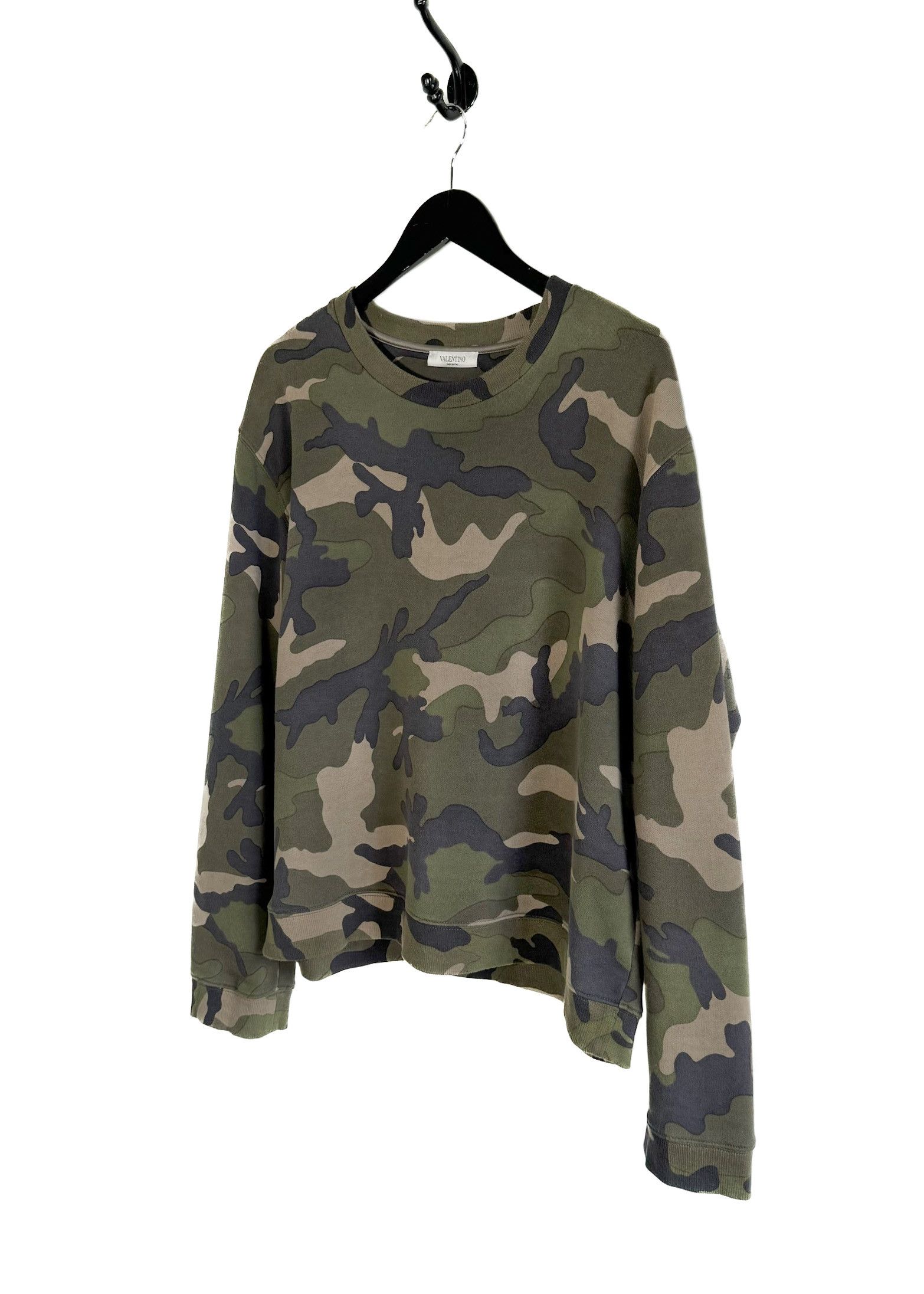 Valentino Valentino Green Camouflage Sweatshirt Size US L / EU 52-54 / 3 - 2 Thumbnail