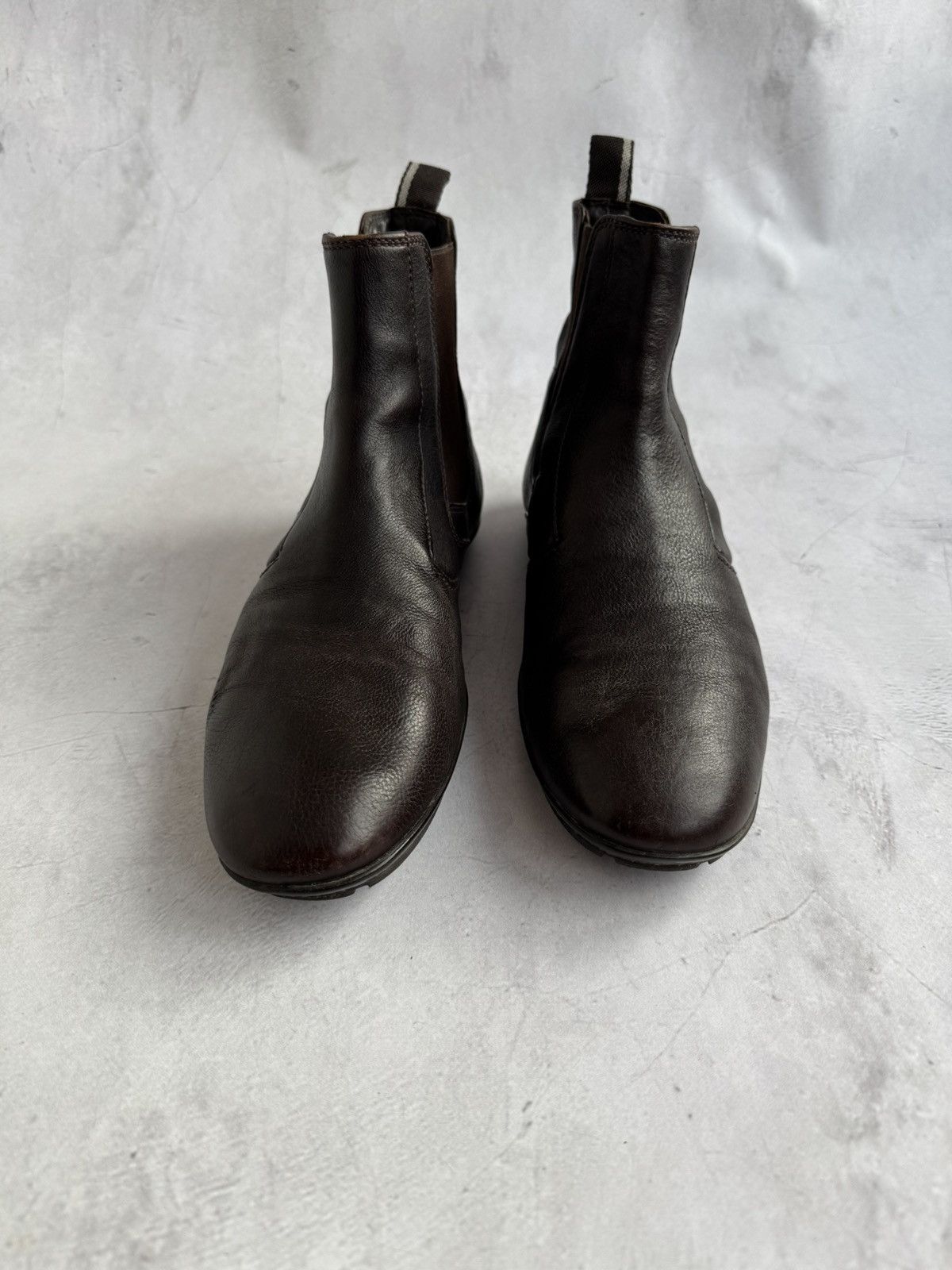 Hugo Boss Hugo Boss Brown Leather Chelsea Boots Size US 8 / EU 41 - 10 Thumbnail