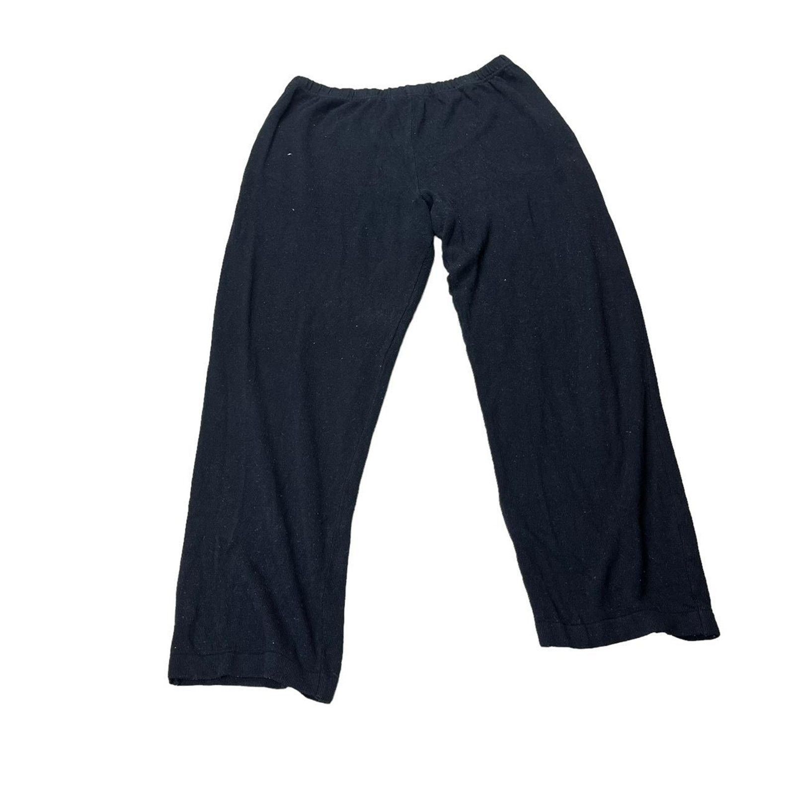 Coldwater Creek Coldwater Creek Black Lounge Pants Size 36" / US 14 / IT 50 - 2 Thumbnail