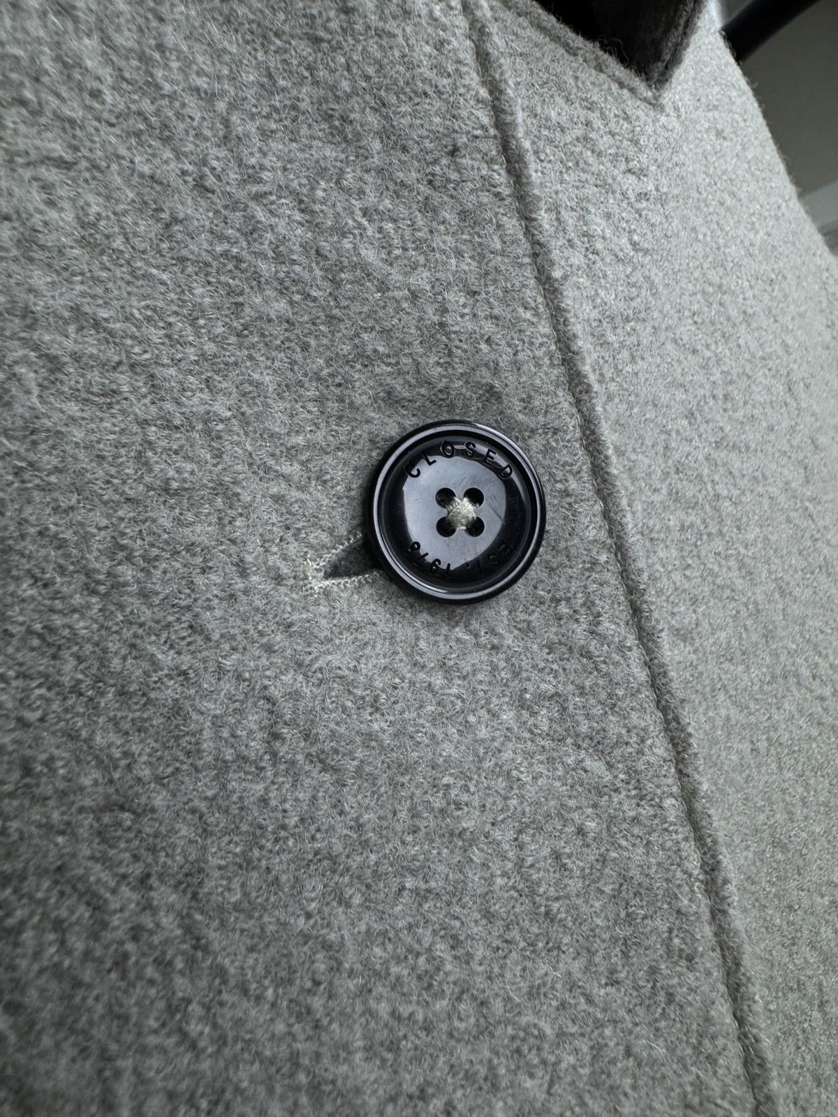 CLOSED Closed Pure Pori Italian Fabric Wool grey coat size M Size M / US 6-8 / IT 42-44 - 5 Thumbnail
