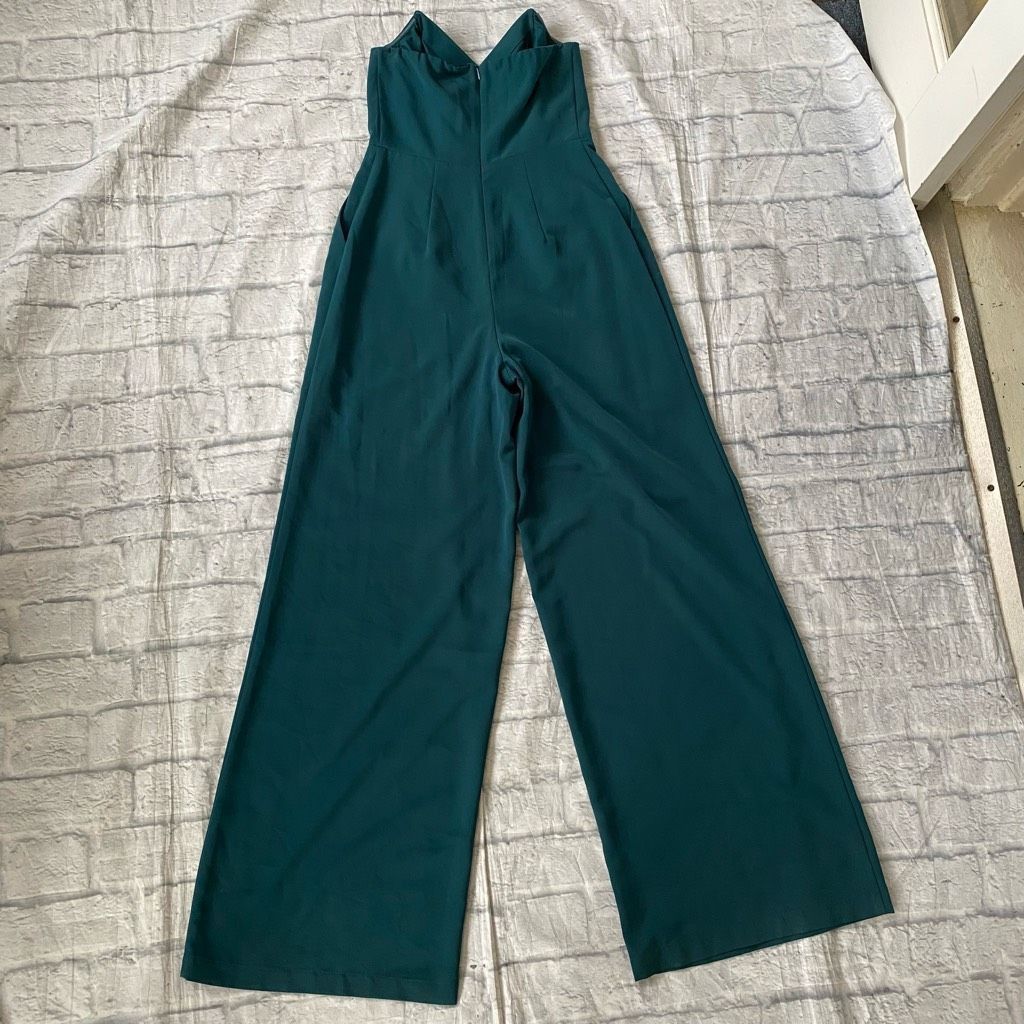 Express Express women 2 strapless jumpsuit w/zip back closure & pock Size 26" / US 2 / IT 38 - 8 Thumbnail