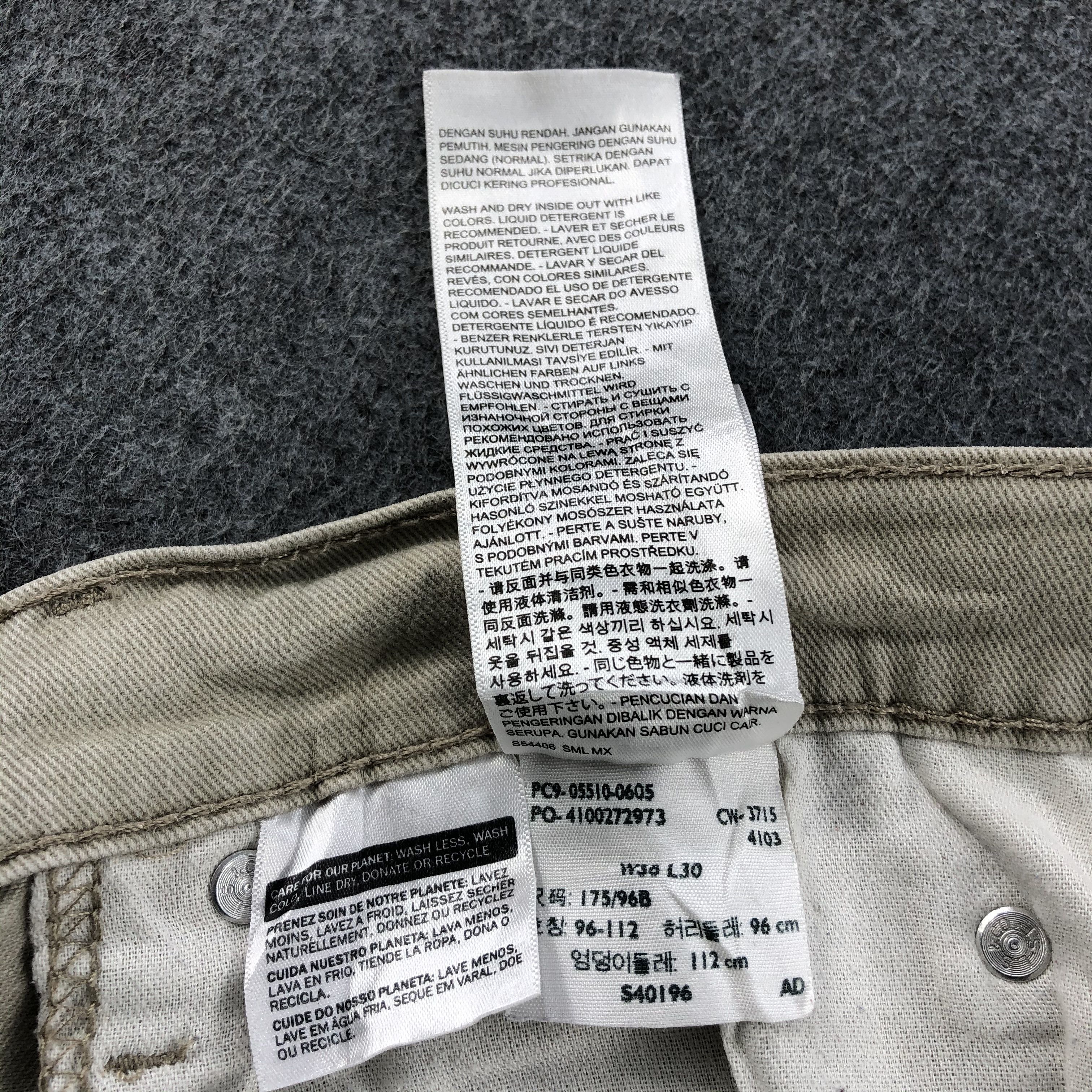 Levi's Vintage Levis 510 Jeans Distressed Denim-J1090 Size US 37 - 12 Thumbnail