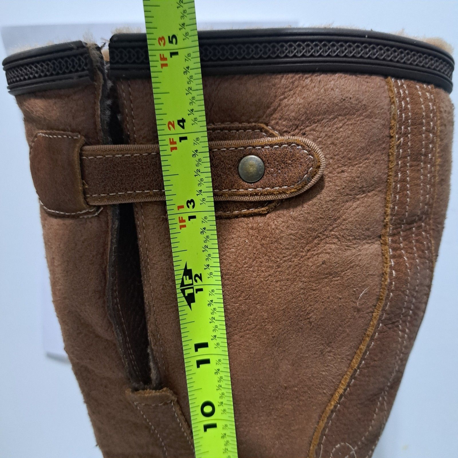 Timberland Timberland Boot Company Marge Shearling Y2K Western Leather Size US 7 / IT 37 - 12 Thumbnail