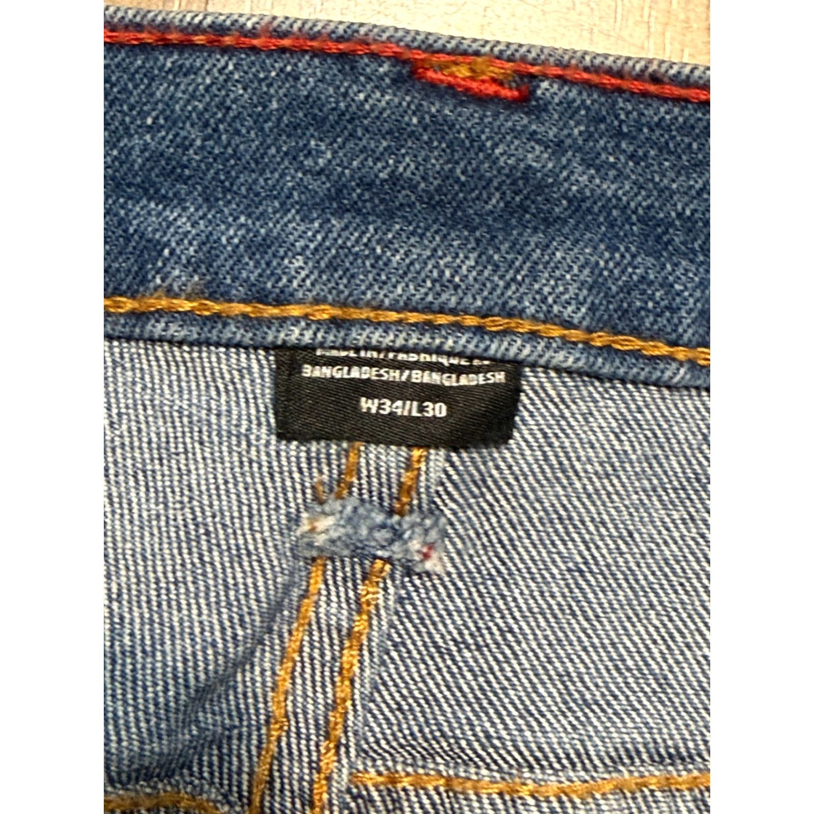 Dickies Dickies Jeans Men 34x30 Blue Denim Straight Leg 5-Pocket Pockets Medium Wash Vintage? No. Size 34x30 Mens Jeans Size US 34 / EU 50 - 6 Thumbnail
