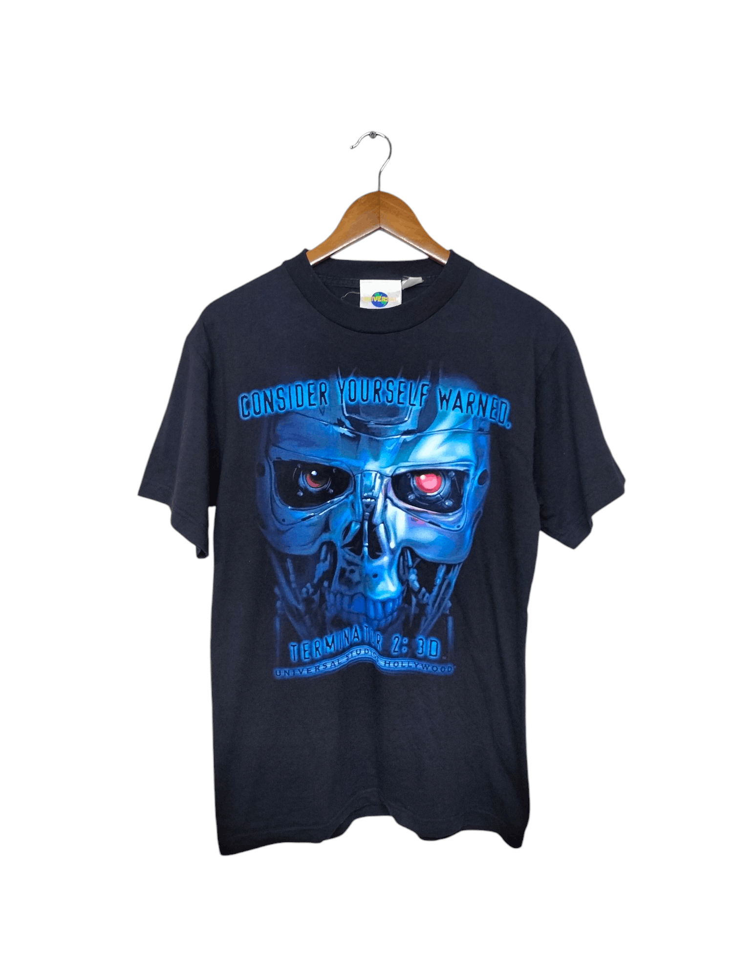 Universal Studios Vintage terminator 2 "consider yourself warned" Size US M / EU 48-50 / 2 - 1 Thumbnail