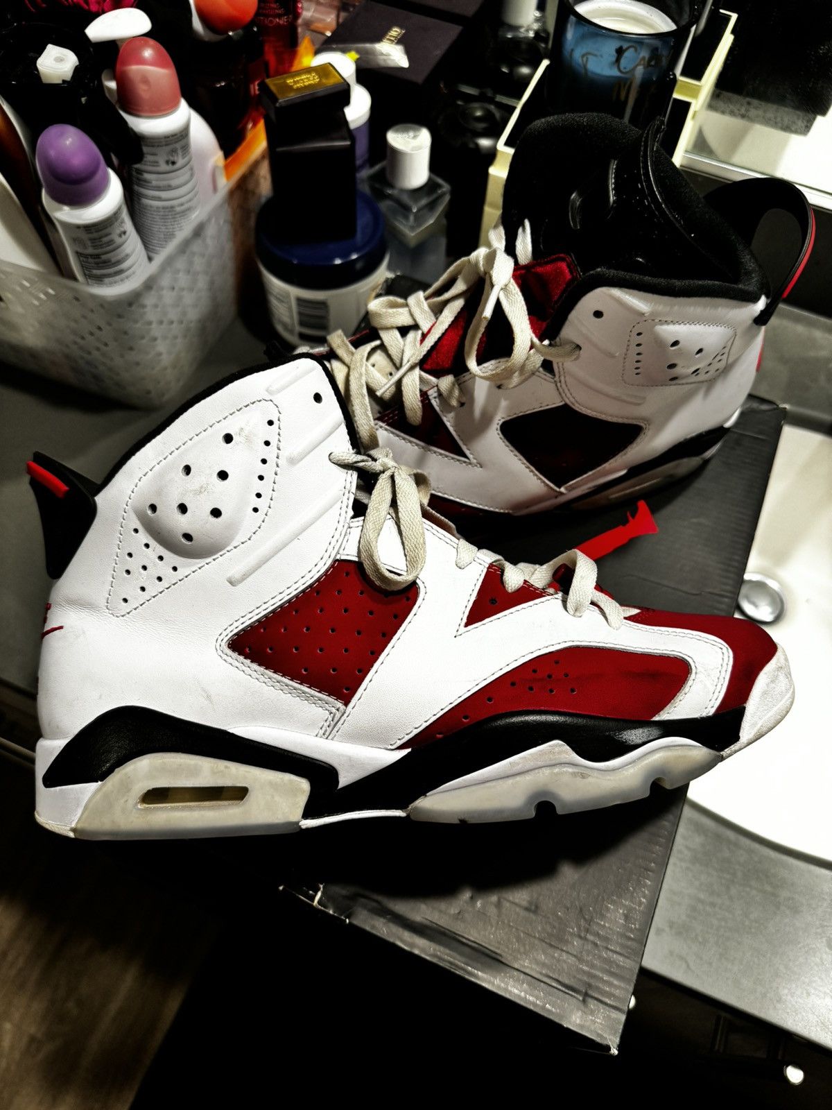 Jordan Brand Jordan 6 Retro Carmine (2021) Size US 10.5 / EU 43-44 - 6 Thumbnail