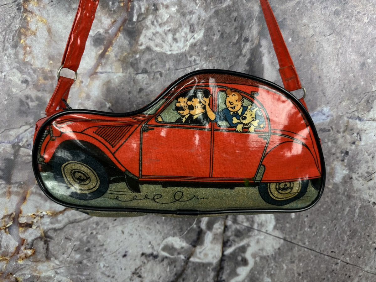 Vintage Bag Tin Tin Rare Citroën 2CV 1981 Size ONE SIZE - 2 Thumbnail