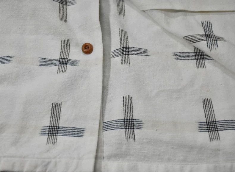 Visvim Visvim22ss Wallis Kasuri Cross Short Sleeve Shirt 2504-Next Size US L / EU 52-54 / 3 - 8 Thumbnail