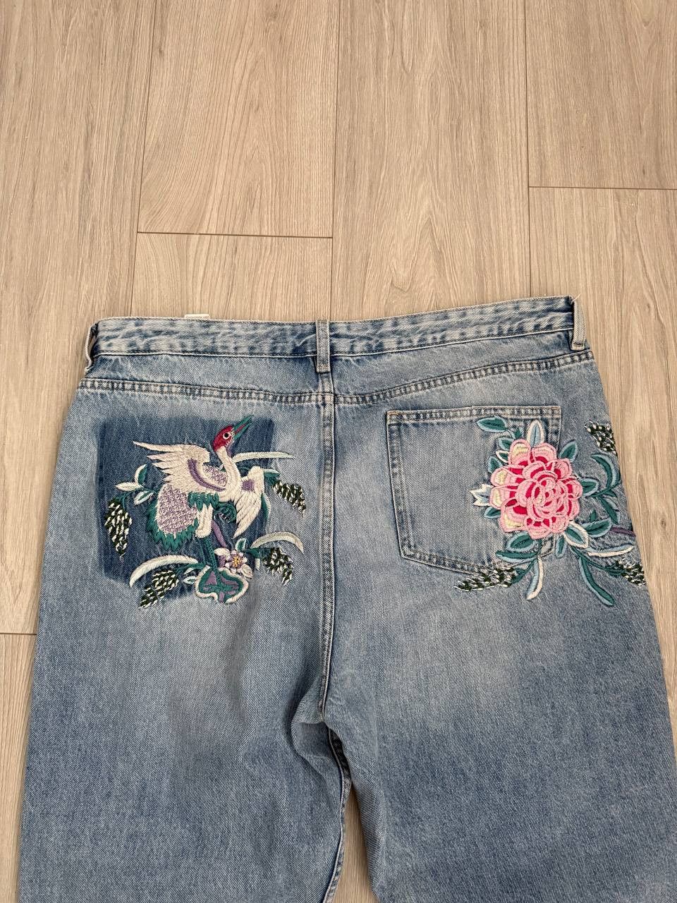 Japanese Brand denim embroidered print Size US 30 / EU 46 - 4 Thumbnail