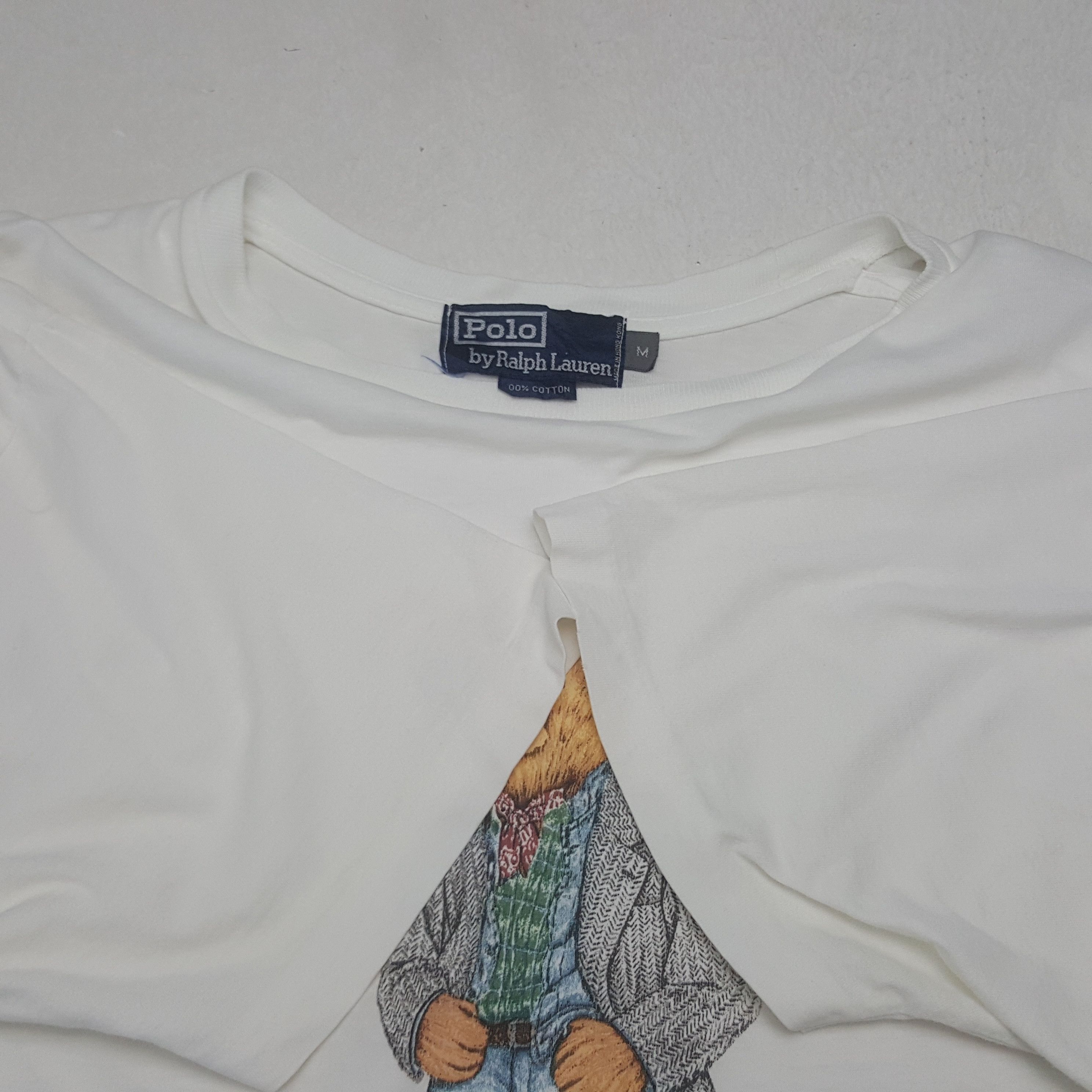 Polo Ralph Lauren Vintage Polo Bear Ralph Lauren Tshirt Size US M / EU 48-50 / 2 - 4 Thumbnail