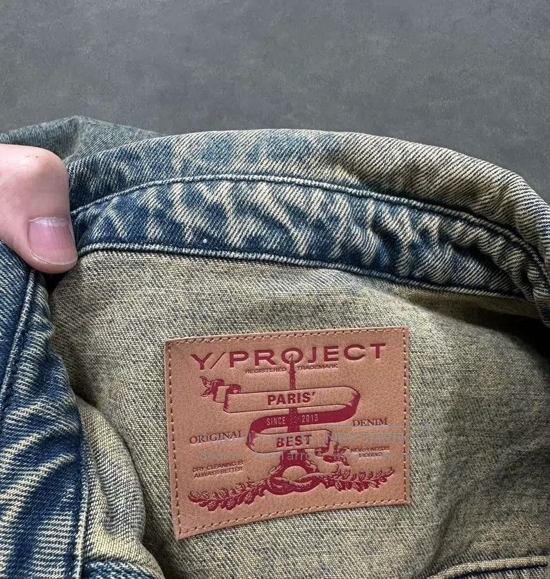 Y/Project Y/PROJECT Size S Make an old washed yellow denim jacket Size US S / EU 44-46 / 1 - 4 Thumbnail