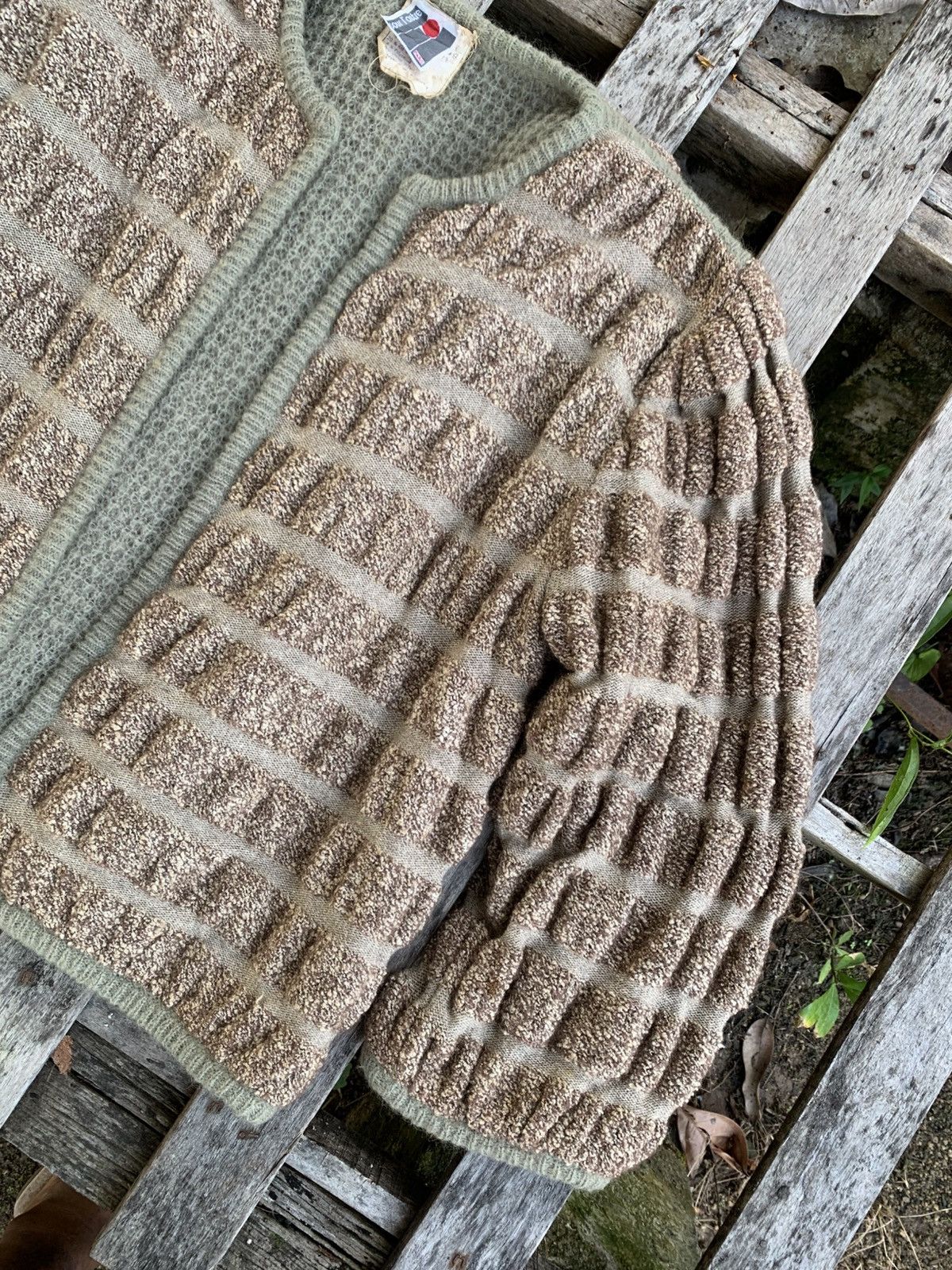 Vintage VINTAGE POUR L’AUTRE PARIS WOOL CARDIGAN Size M / US 6-8 / IT 42-44 - 3 Thumbnail