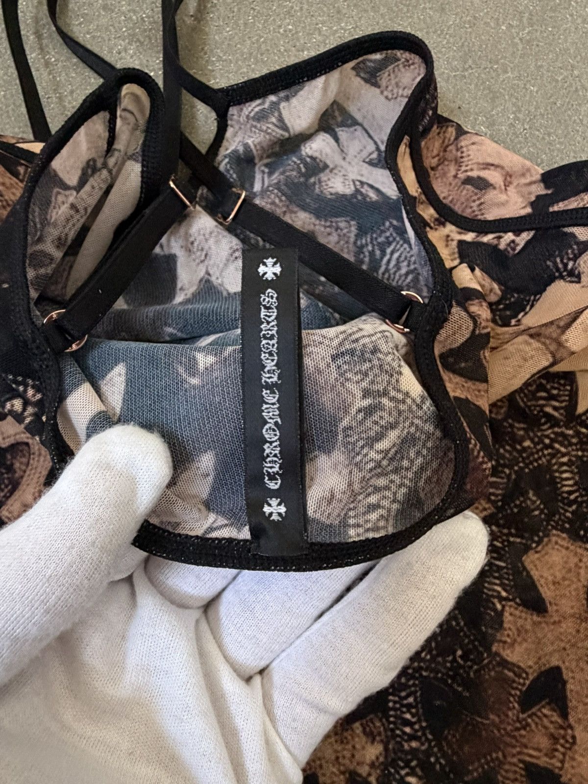 Chrome Hearts RARE!! Chrome Hearts Cross Print Mini Dress Short Size XS / US 0-2 / IT 36-38 - 3 Thumbnail