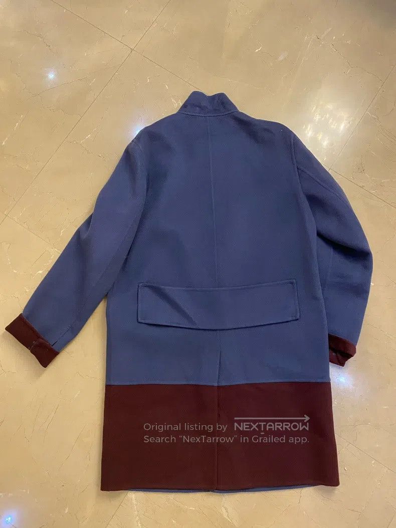 Valentino Valentino Men's blue and red color-blocked trench coat jac Size US M / EU 48-50 / 2 - 2 Thumbnail