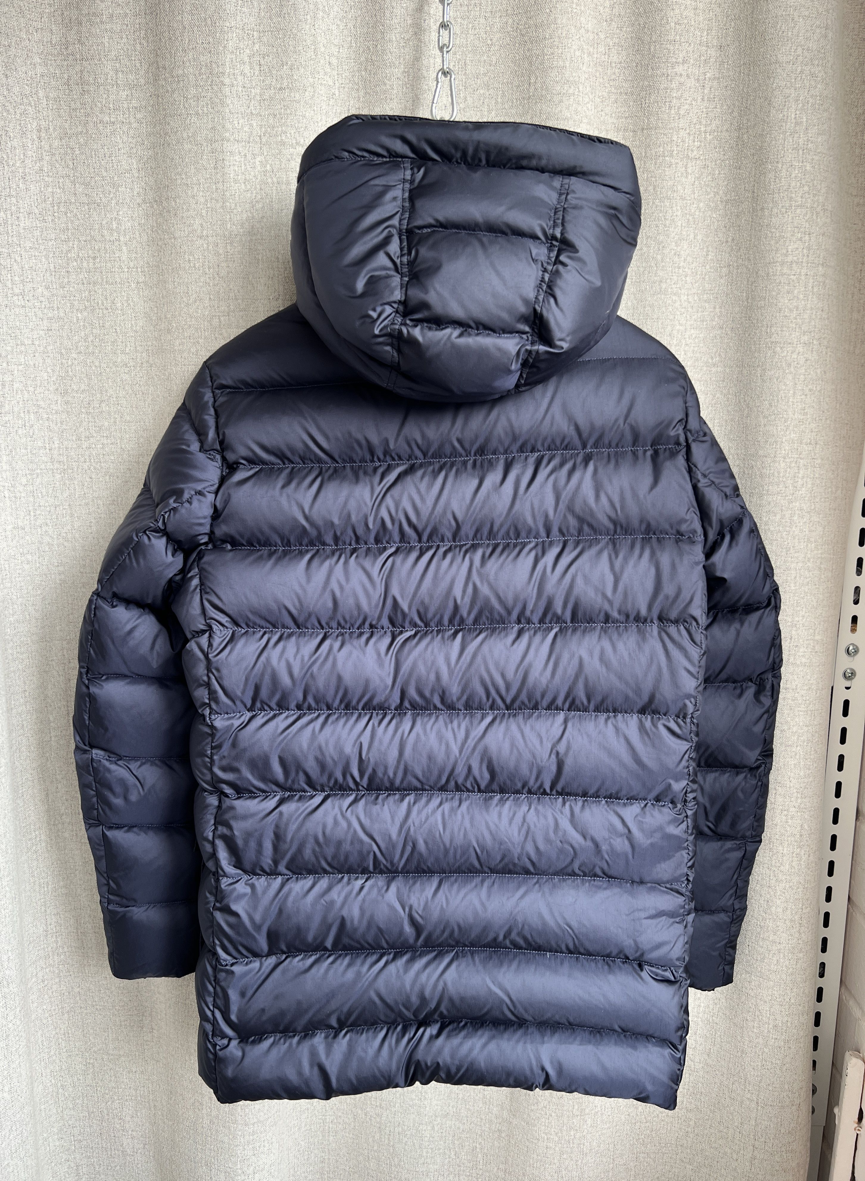 Woolrich Woolen Mills Woolrich Navy Blue Nylon Down Jacket Parka Size US XS / EU 42 / 0 - 2 Thumbnail