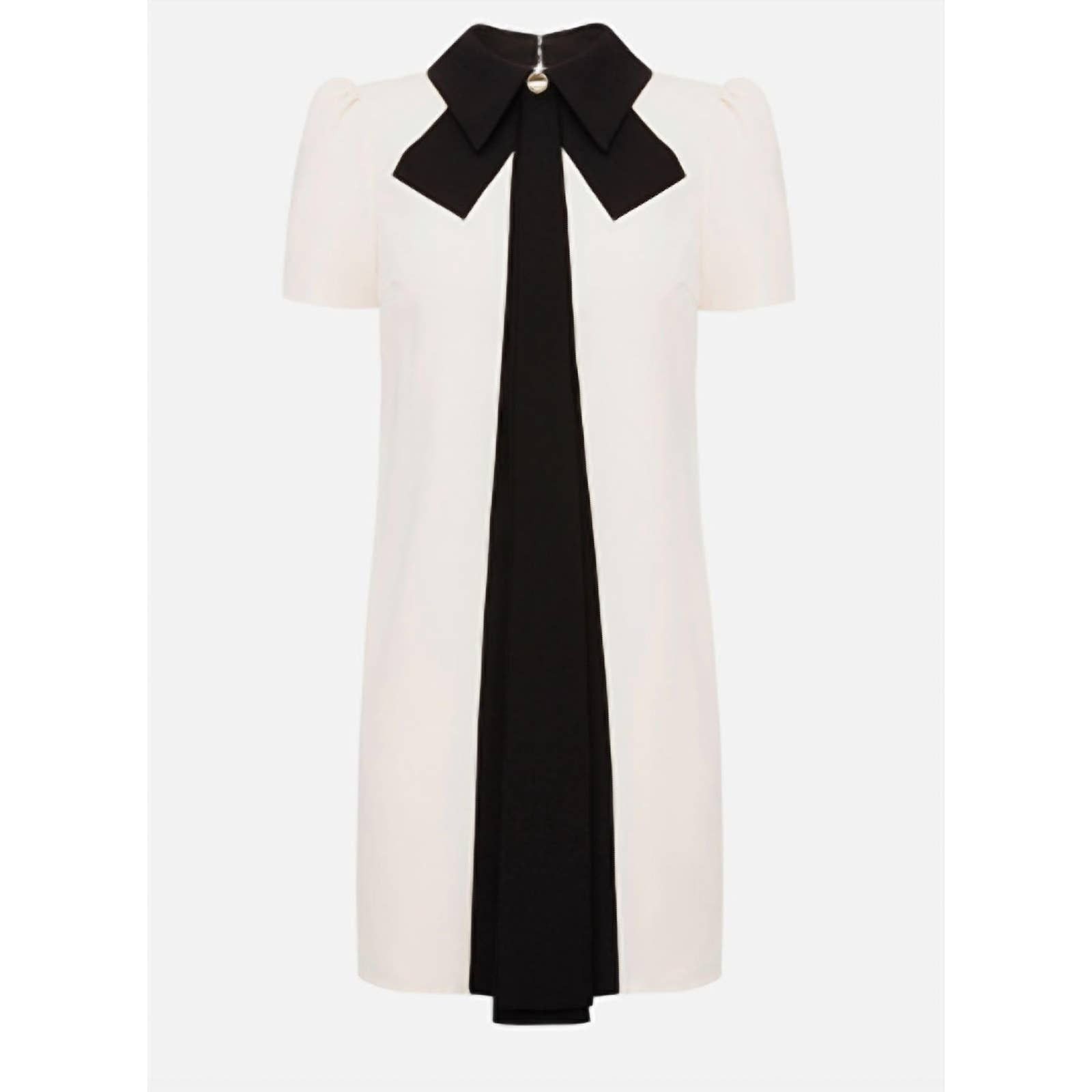 Elisabetta Franchi Women's Bow Tie Dress In White | Grailed