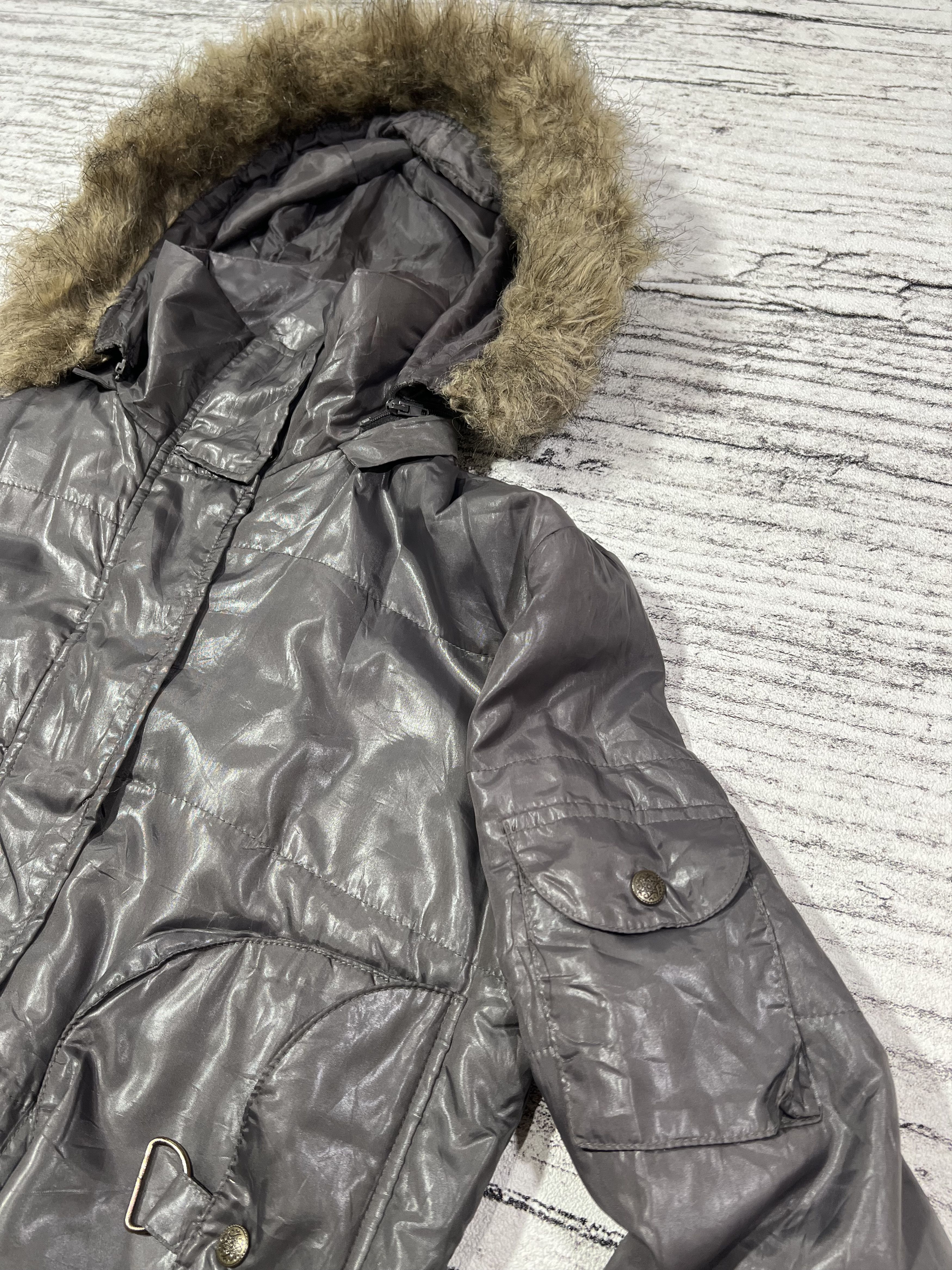 If Six Was Nine 2000s Japanese Archival Hysteric 14th Fur Bomber y2k Lgb Size US S / EU 44-46 / 1 - 2 Thumbnail