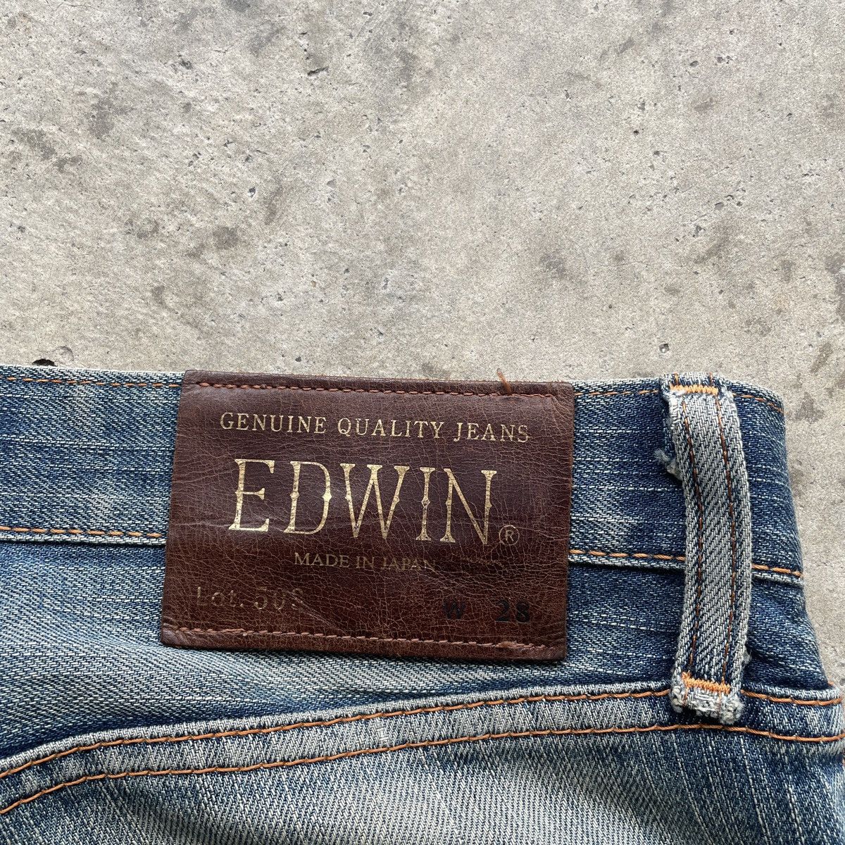 Edwin Vintage Edwin Made In Japan Rusty Faded Jeans Pants Denim Size US 30 / EU 46 - 9 Thumbnail