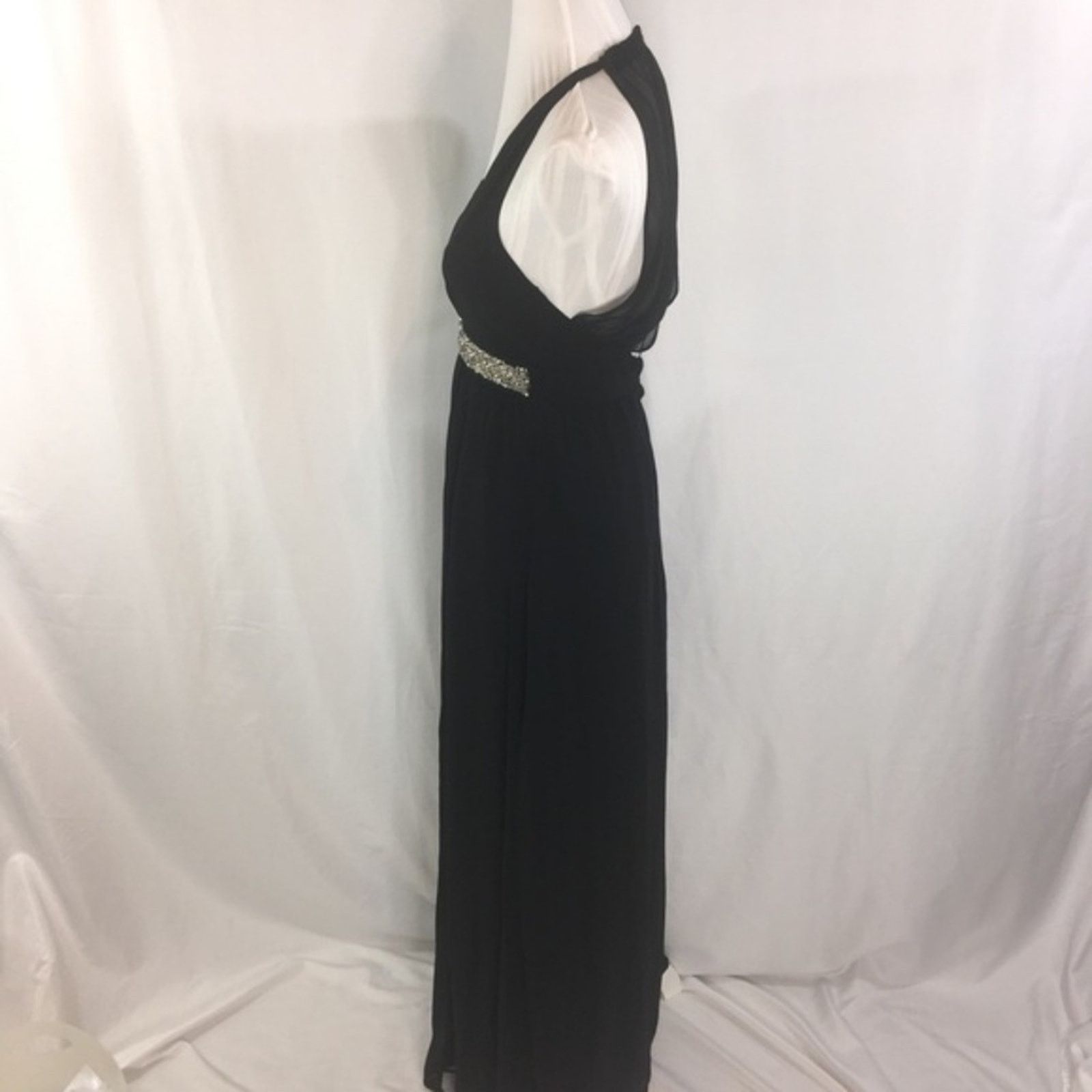 Asos ASOS Women's Deep V Neck Formal Maxi Dress Size US 0 Size XS / US 0-2 / IT 36-38 - 3 Thumbnail