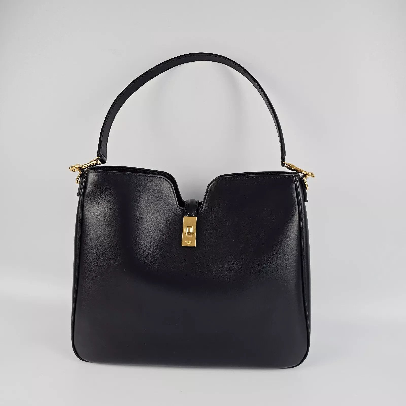 Celine CELINE Camille 16 Medium Black Leather Bag New Size ONE SIZE - 1 Thumbnail