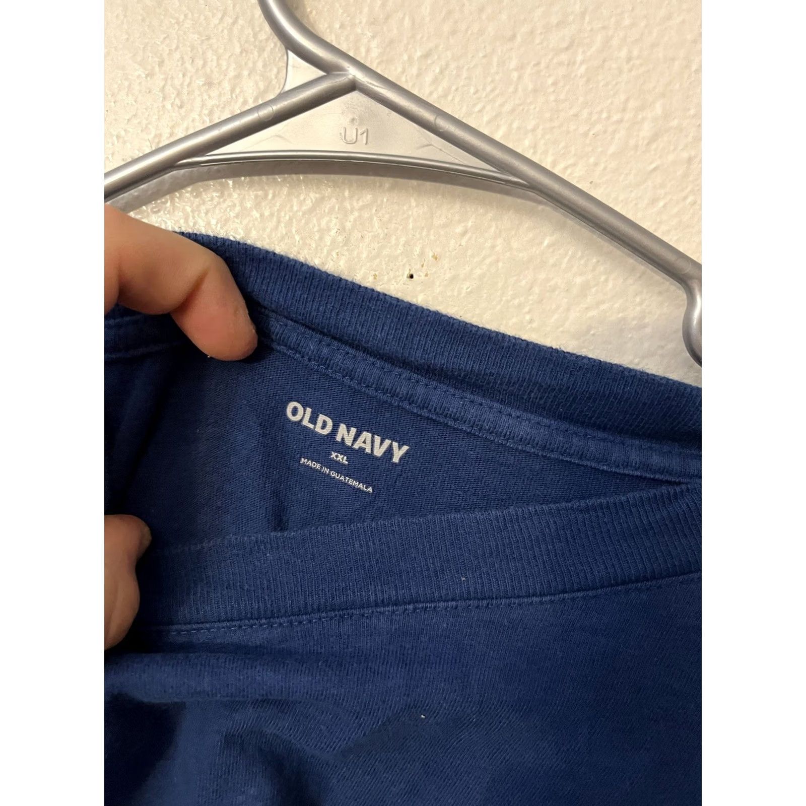 Old Navy Old Navy T-Shirt Mens XXL Blue Crewneck Long Sleeve Shirt Regular Fit Size US XXL / EU 58 / 5 - 2 Thumbnail